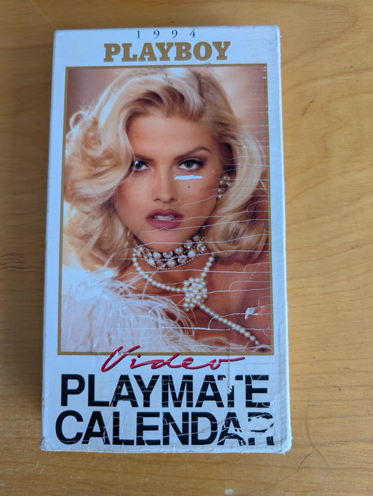 1994 Playboy Video Playmate Calendar (VHS, 1993, Not Rated) Various Playmates, Playboy Video Playmate Calendar 1994, vintage Playboy VHS, 90s Playmate tape, adult glamour video, Playboy memorabilia
