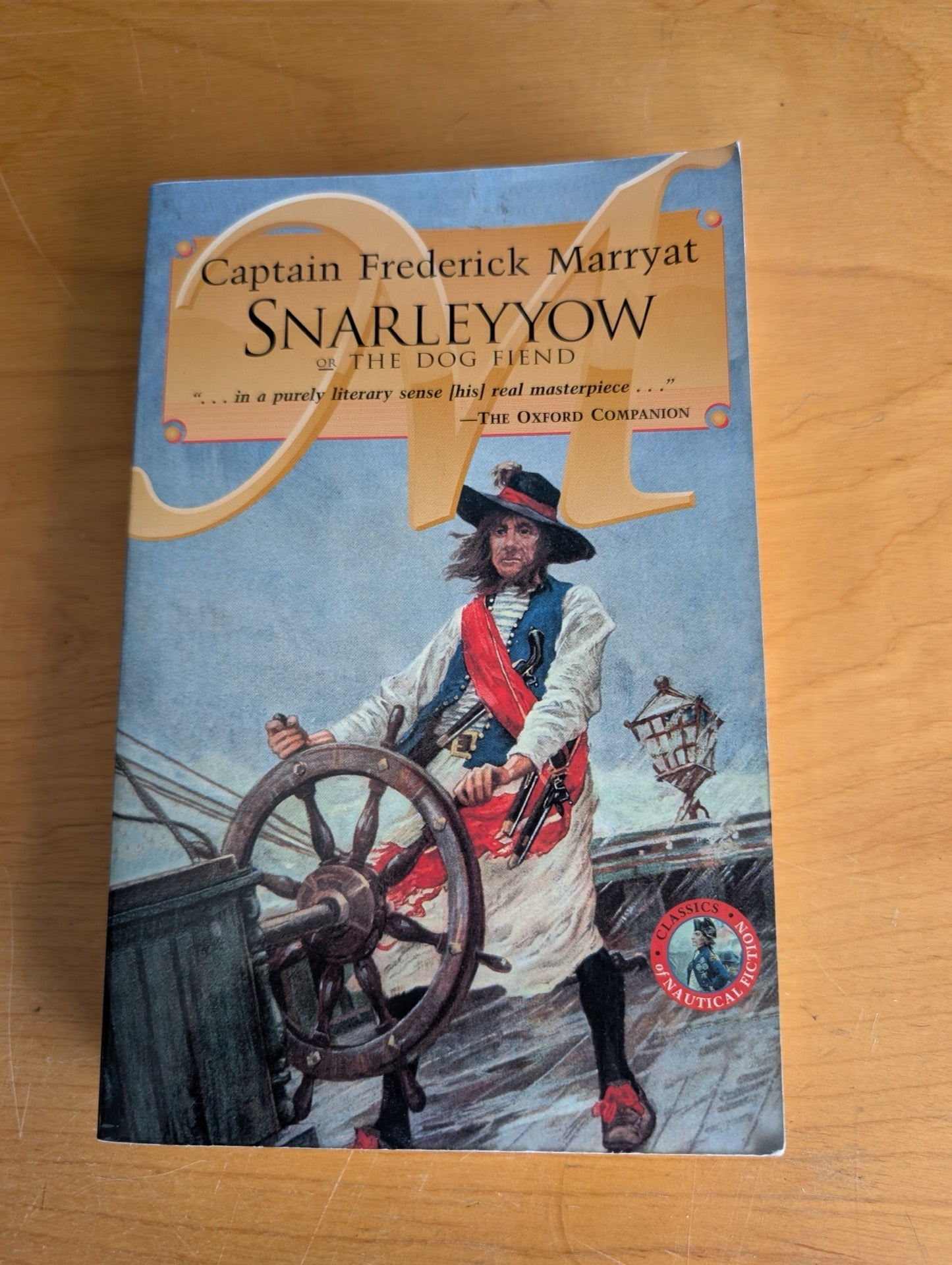 Snarleyyow, or The Dog Fiend by Captain Frederick Marryat (Fiction, Gothic, 1837, Snarleyyow, Captain Marryat, gothic novel, dog fiend, supernatural fiction)