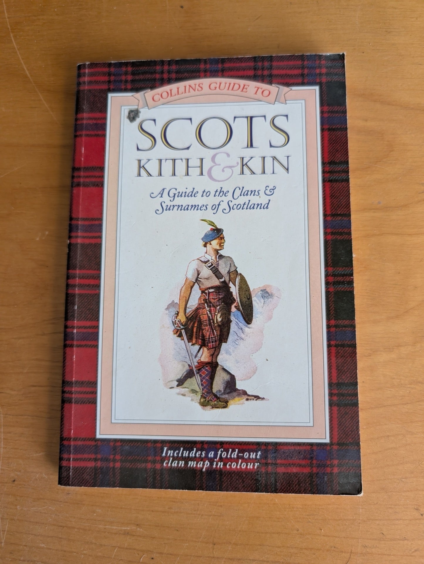 Collins Guide to Scots Kith & Kin: A Guide to the Clans & Surnames of Scotland by Collins Publishers (Genealogy, History, Reference, 1953, Scots Kith Kin, Clan Map, Scottish Heritage, Family Names, Tartans)
