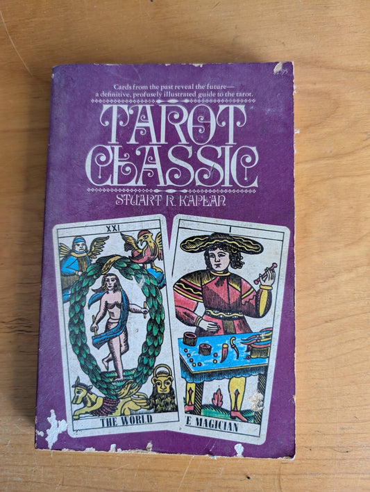 Tarot Classic by Stuart R. Kaplan (Occult, Divination, Games, 1972, tarot classic, tarot guide, Stuart R Kaplan, US Games, tarot divination)