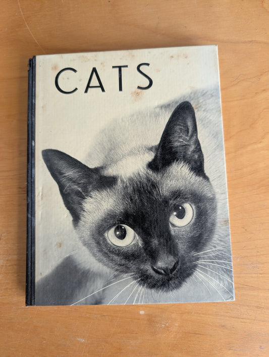 Cats by Not Listed (Pets, Photography, c. 1960s, cats book, photo book, Siamese cat, vintage photos, cat breeds)
