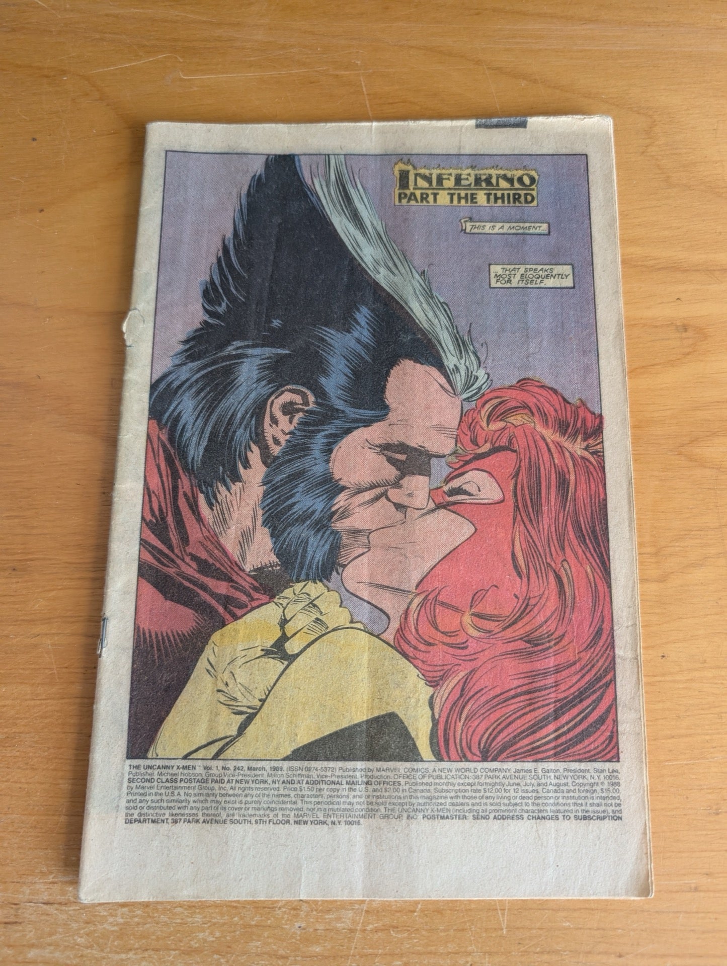 X-Men INFERNO Crossover COVERLESS Lot (7 Comics) 80s Marvel