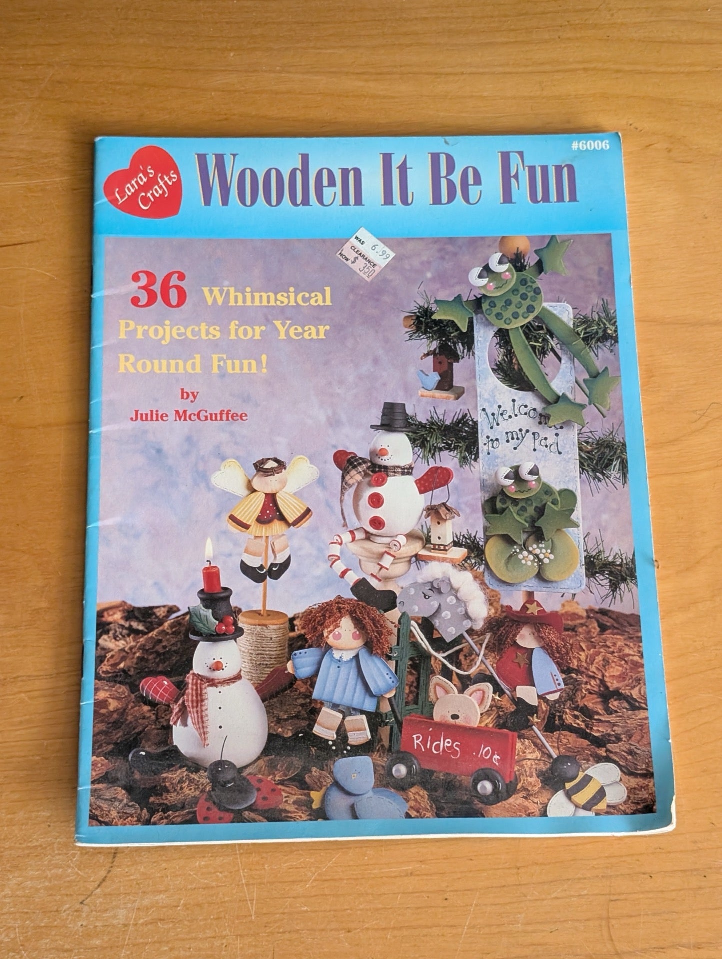 Wooden It Be Fun by Julie McGuffee (Crafts, Woodworking, Painting, 1995, wood crafts, tole painting, 90s crafts, folk art, Julie McGuffee)