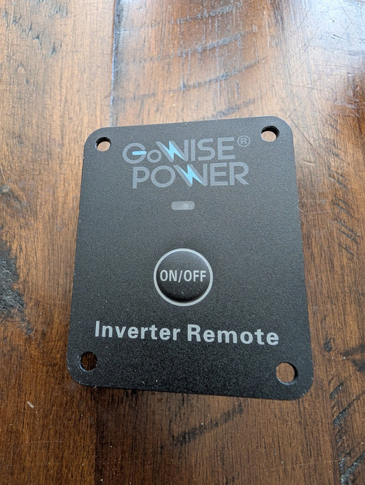 Power Inverter Remote from GoWise - 2010s/2020s Automotive, RV Parts, Electronics (Plastic, Metal Inverter Accessory, Not Applicable, Black, White, GoWise, inverter, remote, power, on/off)