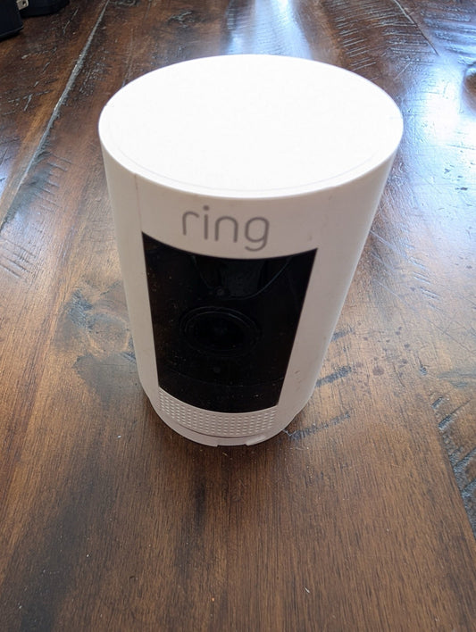 Ring Stick Up Cam from Ring (an Amazon company) - 2018-2020s Smart Home, Security (Plastic, Electronics Security Camera, Not Applicable, White, Ring, Stick Up Cam, security camera, smart home, wireless)