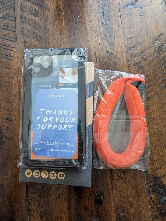Waterproof Diving Phone Case with Float Strap from Inkolelo - 2020s Cell Phone Accessories (Plastic, Rubber, Neoprene Phone Accessory, Not Applicable, Black, Clear, Orange, waterproof, phone case, diving, underwater, float strap)
