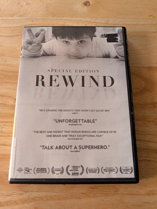 Rewind (DVD, 2019, Not Rated) Sasha Joseph Neulinger, Rewind documentary 2019, Sasha Joseph Neulinger, Rewind film, child abuse documentary, home video documentary