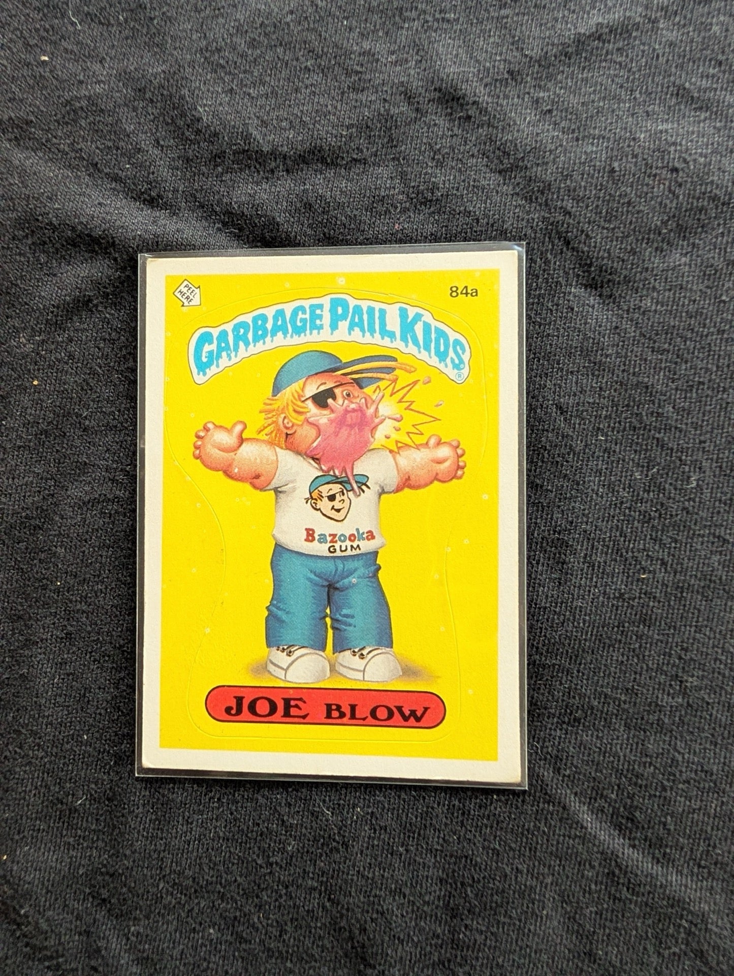 1986 GPK OS3 84a Joe Blow & 84b Rod Wad Vintage Topps Card Pair