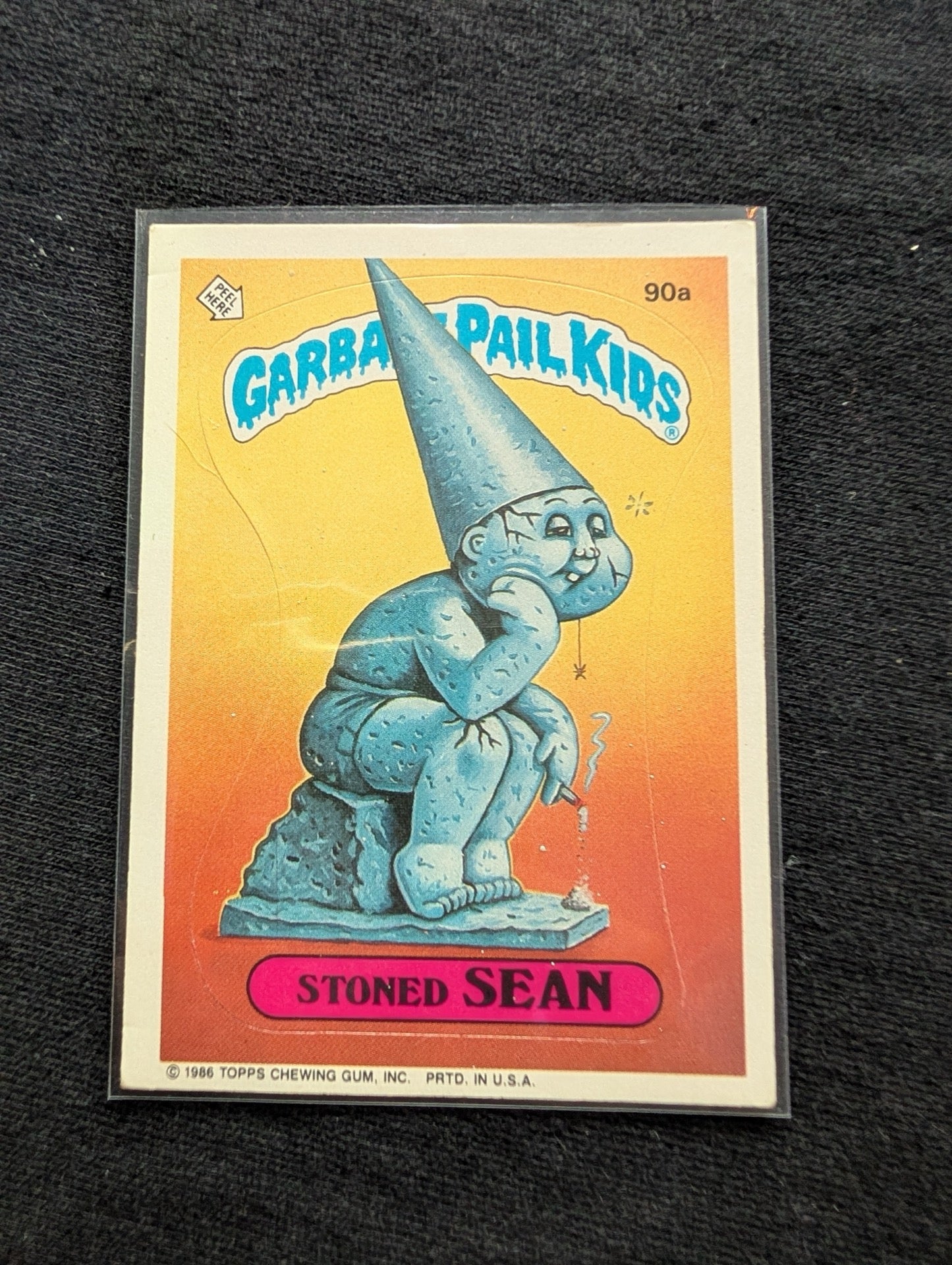 1986 GPK OS3 90a Stoned Sean & 90b Thick Vic Vintage Card Pair Topps