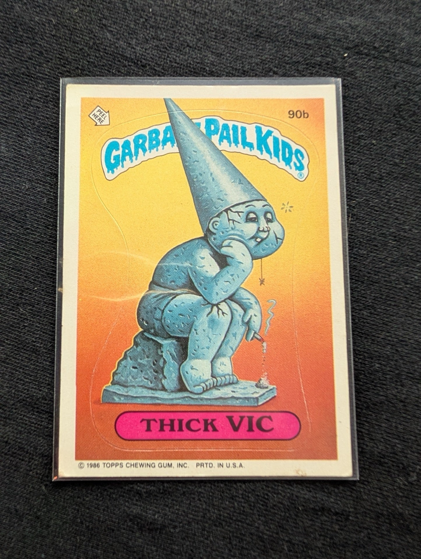 1986 GPK OS3 90a Stoned Sean & 90b Thick Vic Vintage Card Pair Topps