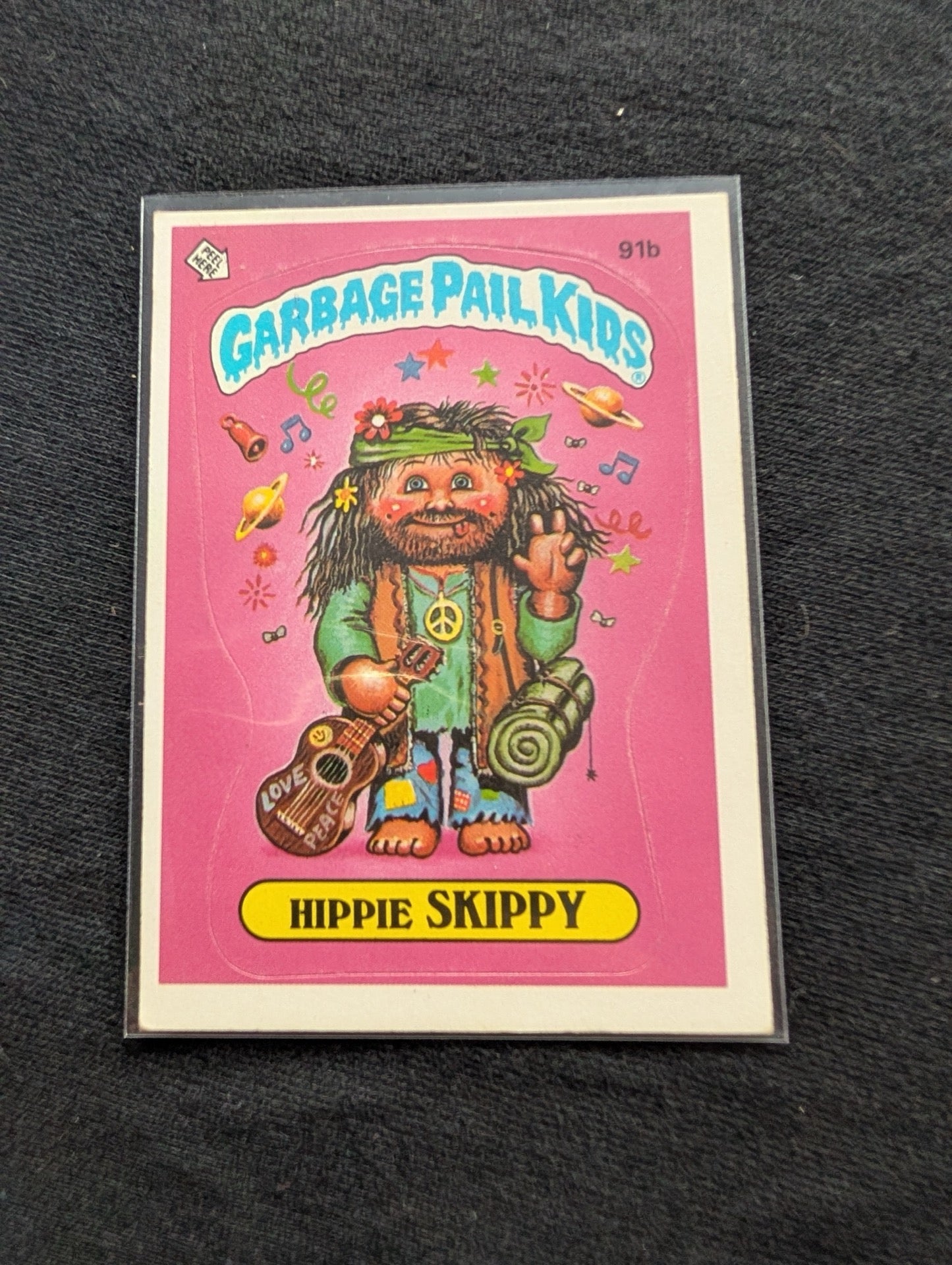 1986 GPK OS3 91a Blake Flake & 91b Hippie Skippy Vintage Topps Card Pair