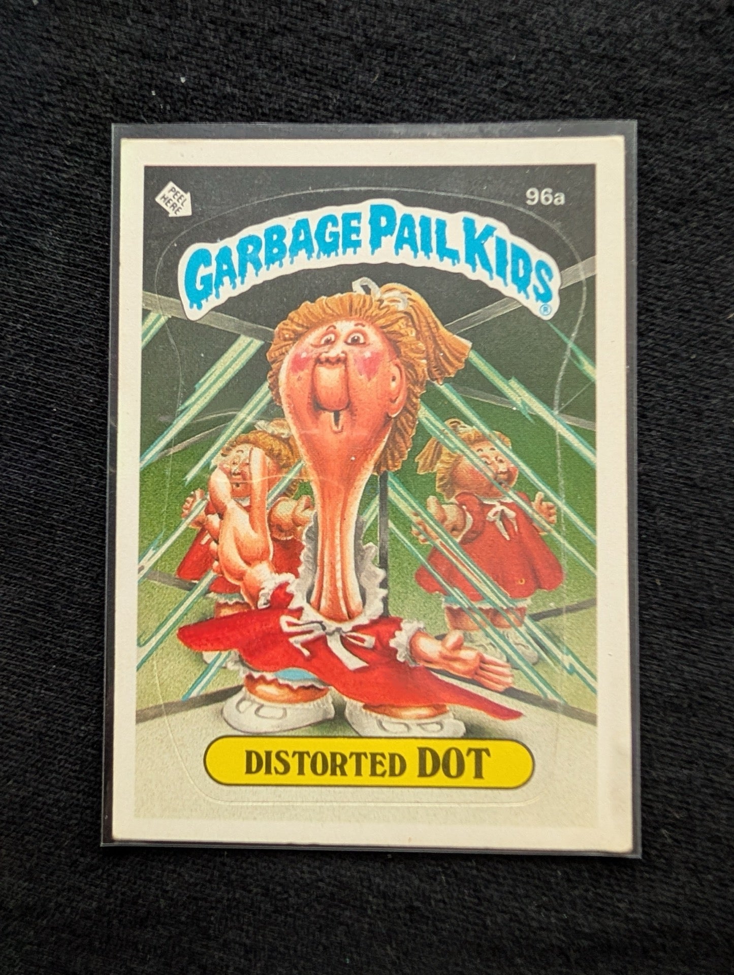 1986 GPK OS3 96a Distorted Dot & 96b Mirror Imogene Vintage Card Pair Topps