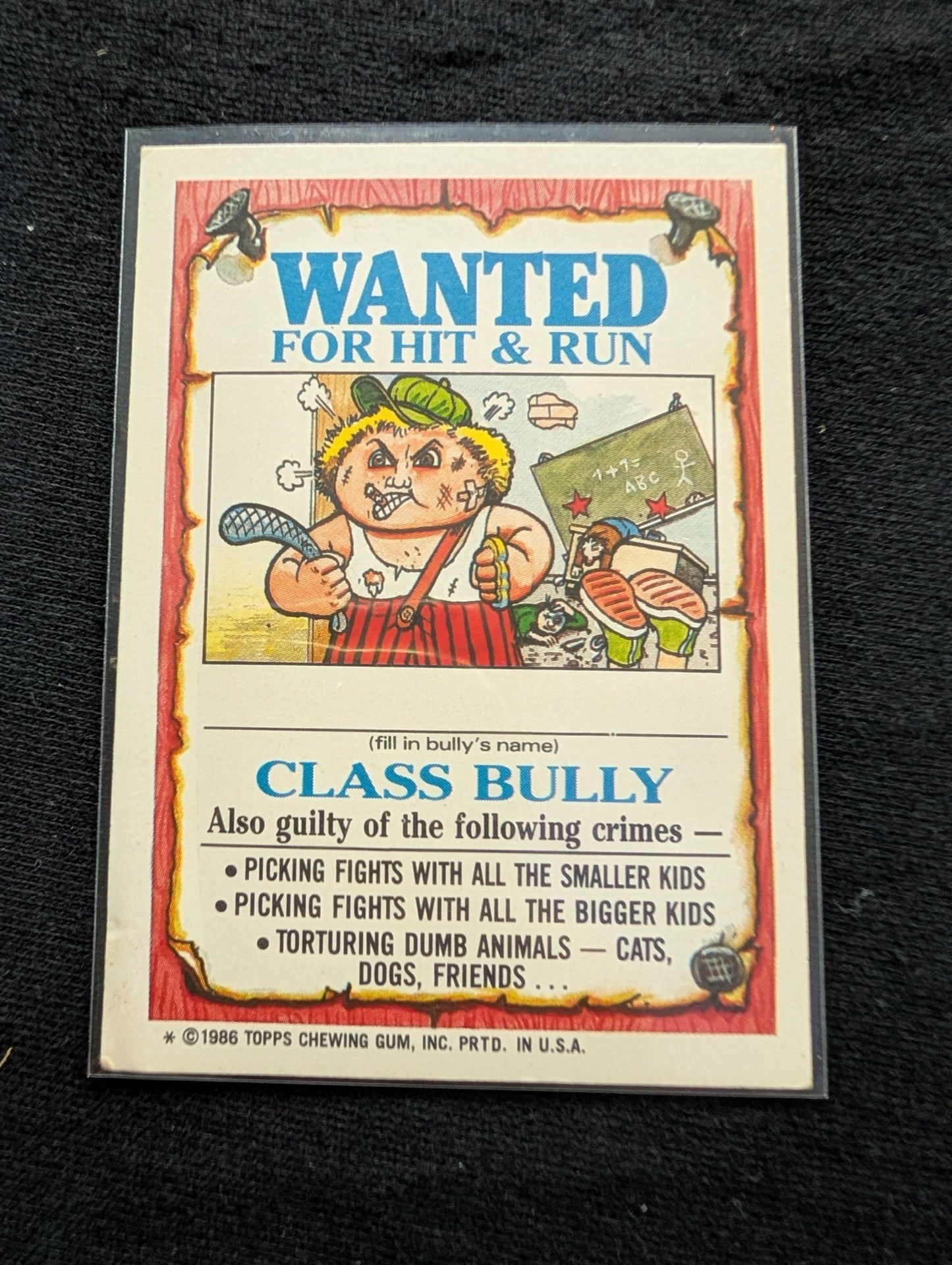 1986 GPK OS3 96a Distorted Dot & 96b Mirror Imogene Vintage Card Pair Topps