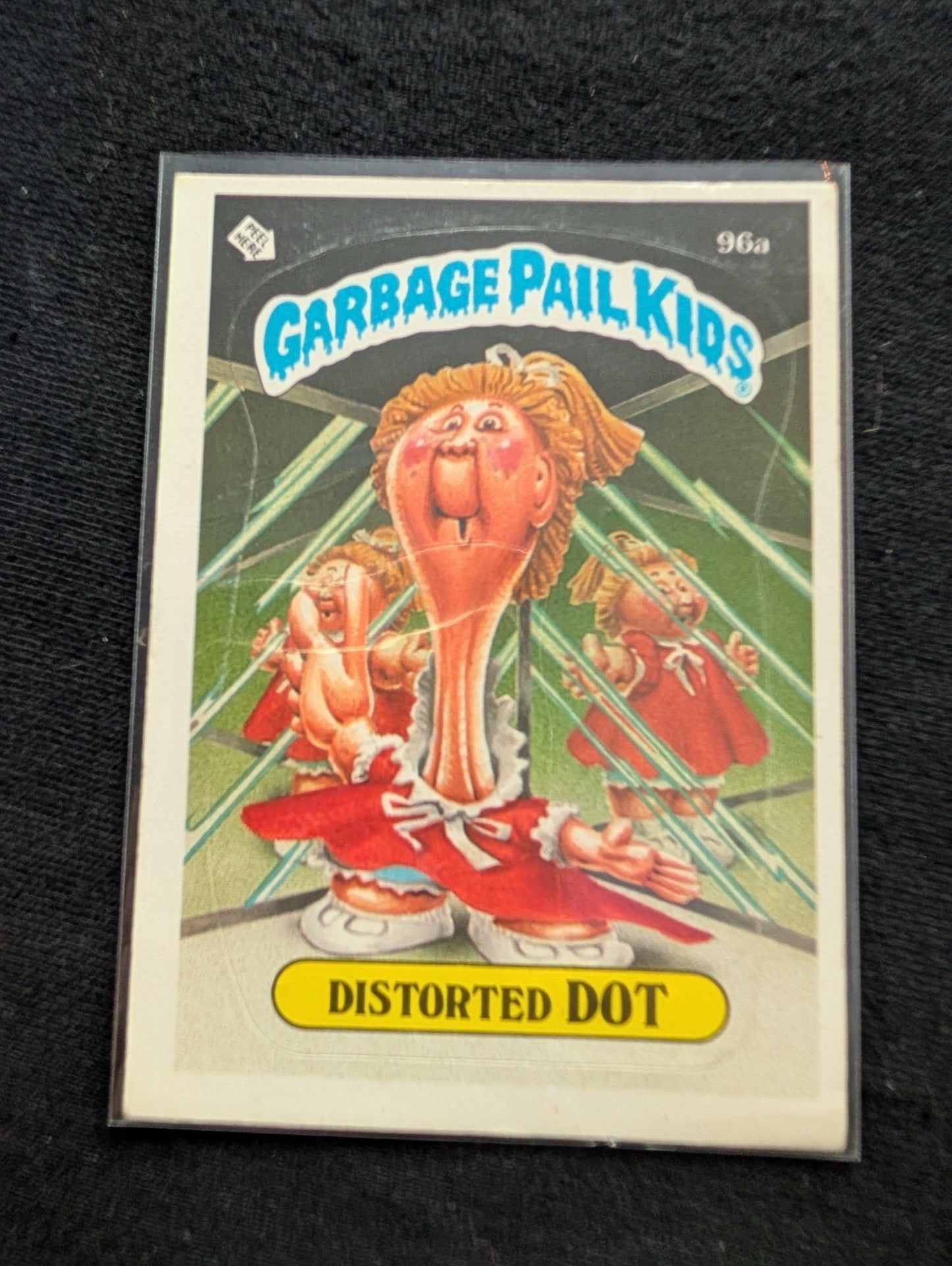 1986 GPK OS3 96a Distorted Dot & 96b Mirror Imogene Vintage Topps Card Pair
