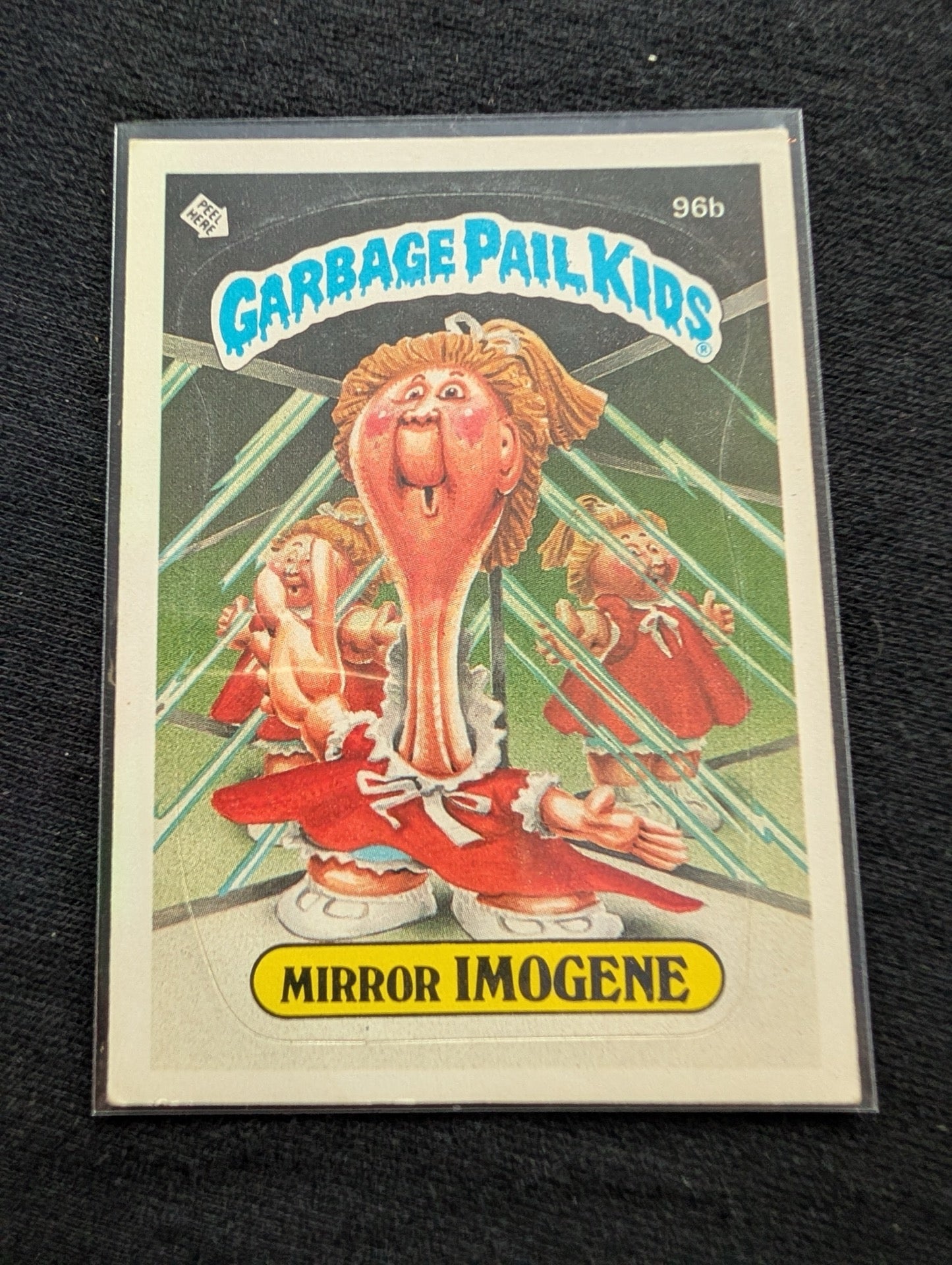 1986 GPK OS3 96a Distorted Dot & 96b Mirror Imogene Vintage Topps Card Pair