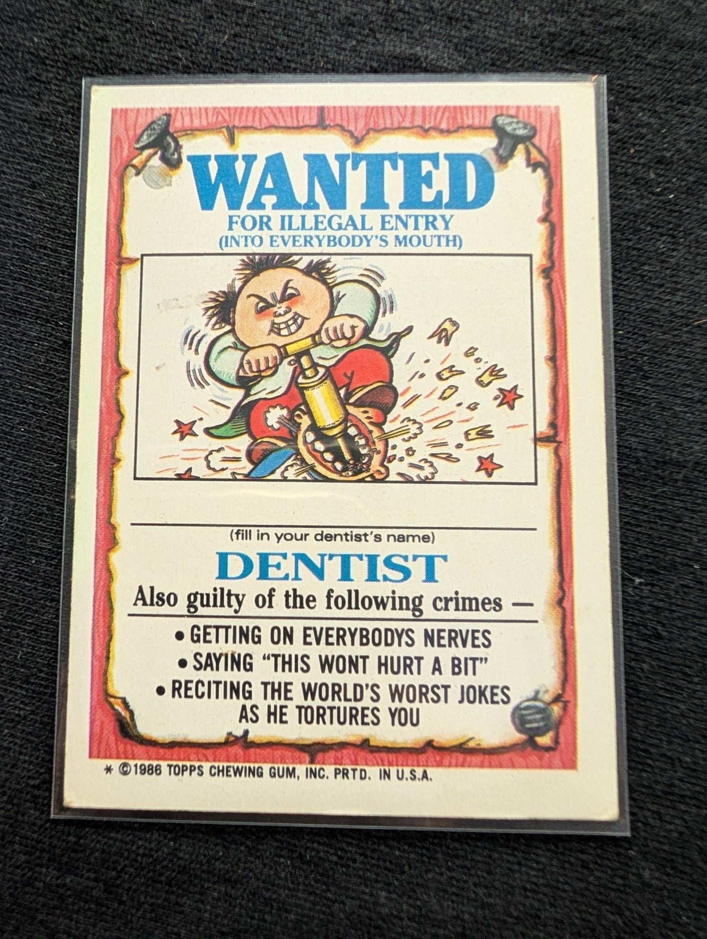 1986 GPK OS3 98a Charlotte Web & 98b Didi T. Vintage Card Pair Topps