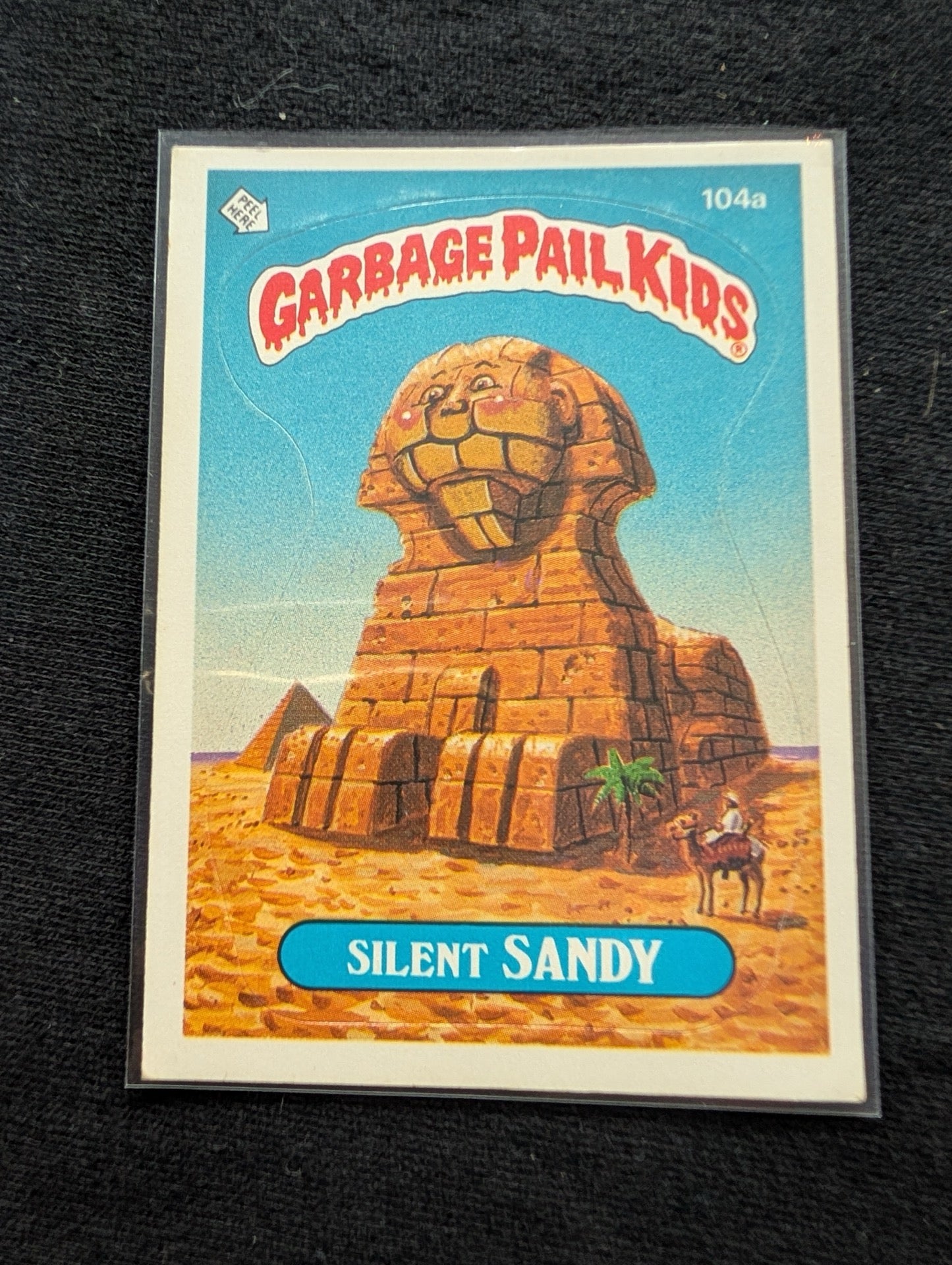 1986 GPK OS3 104a Silent Sandy & 104b Barren Aaron Vintage Card Pair Topps