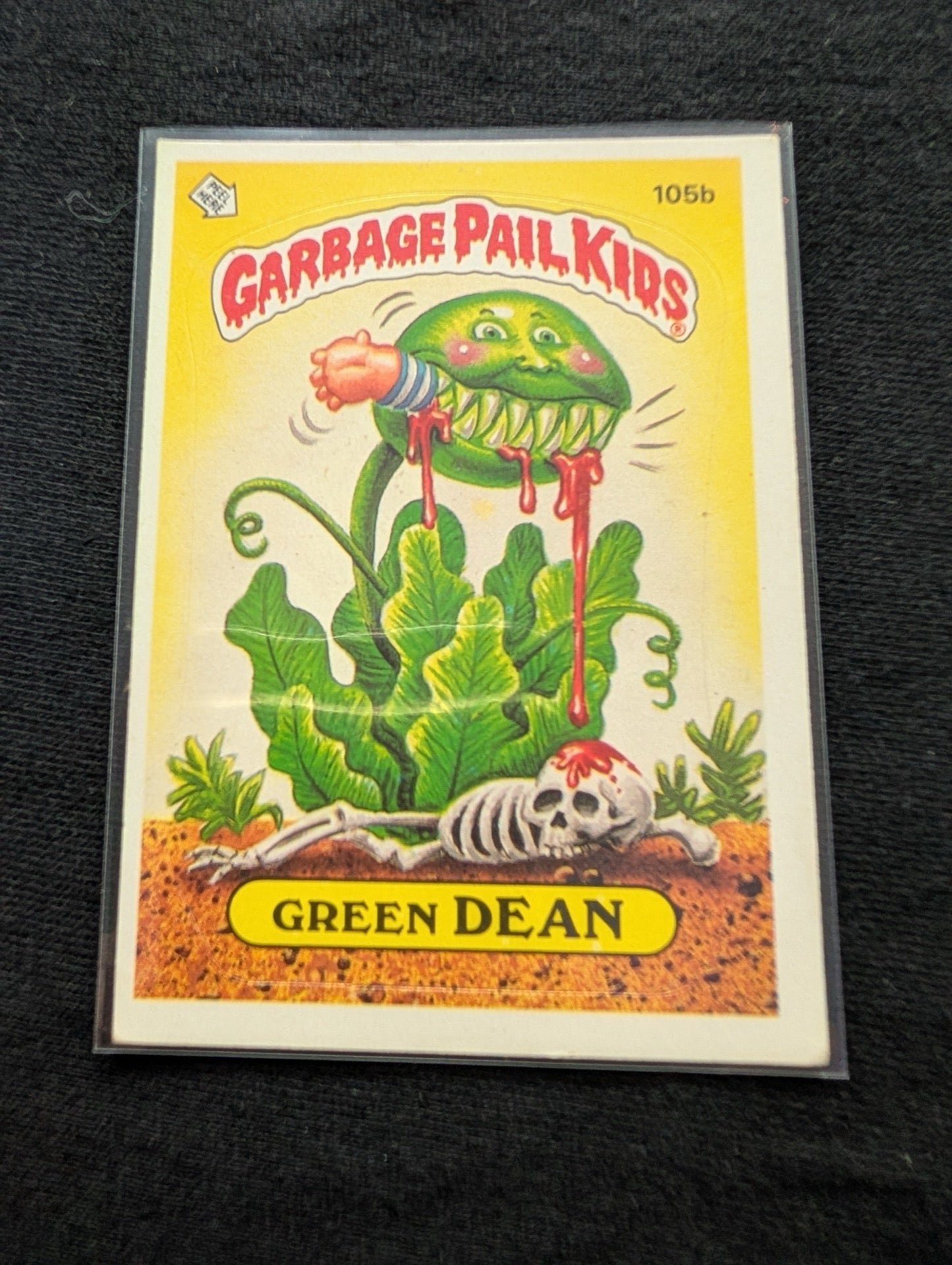 1986 GPK OS3 105a Juicy Jessica & 105b Green Dean Vintage Card Pair Topps