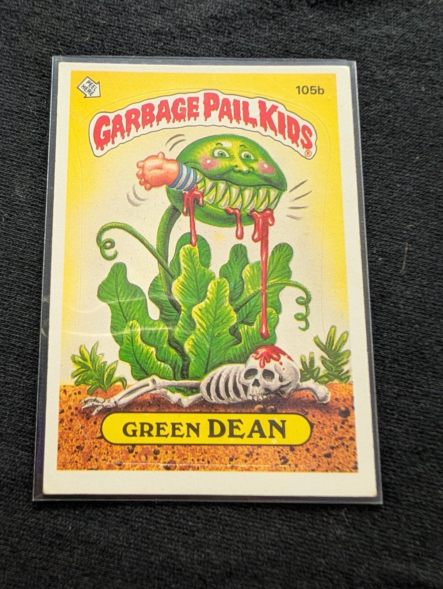 1986 GPK OS3 105a Juicy Jessica & 105b Green Dean Vintage Topps Card Pair