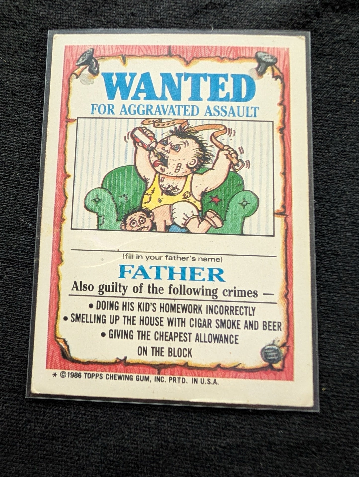 1986 GPK OS3 106a Fowl Raoul & 106b Mack Quack Vintage Topps Card Pair