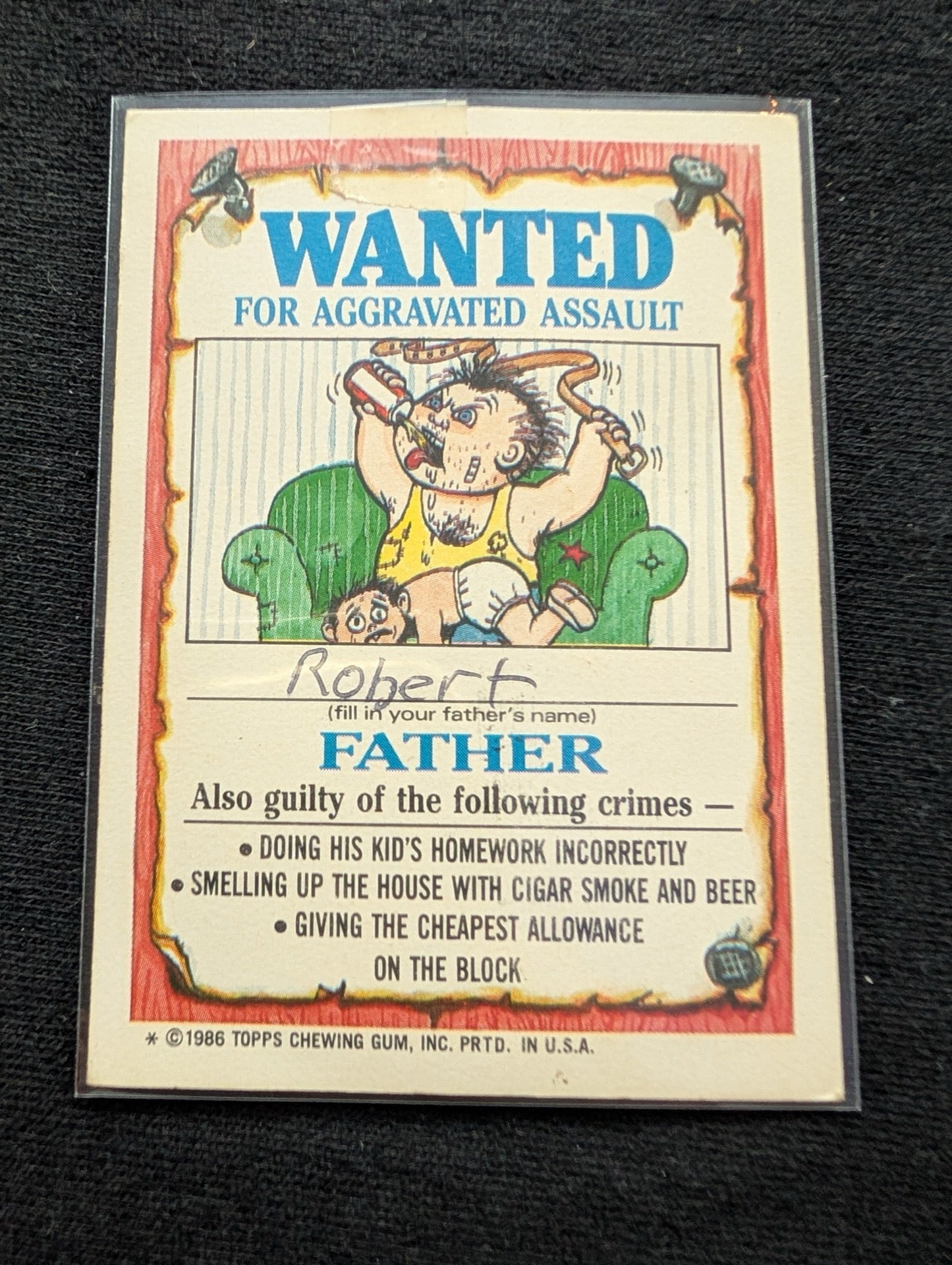 1986 GPK OS3 106a Fowl Raoul & 106b Mack Quack Vintage Topps Card Pair