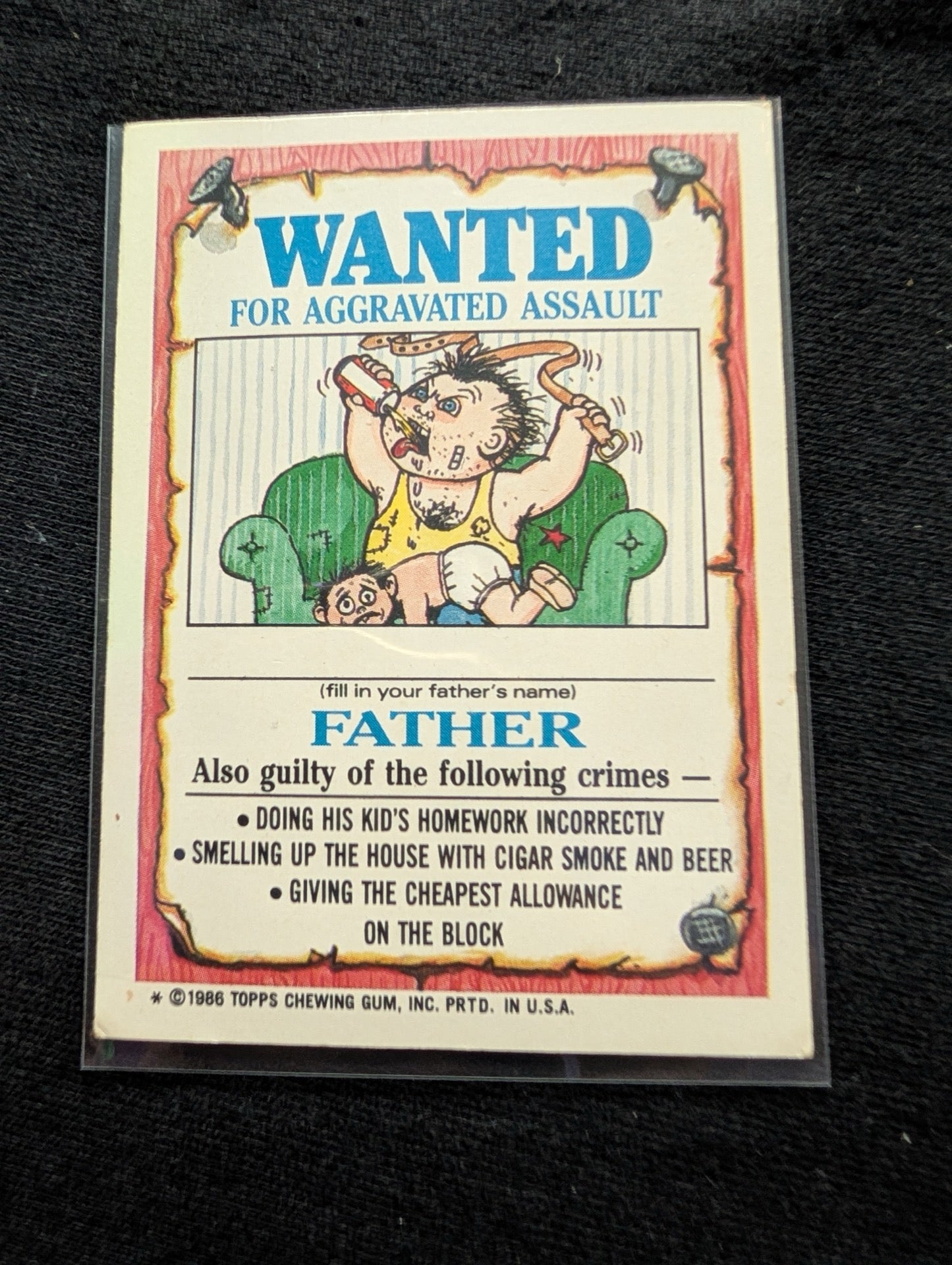 1986 GPK OS3 106a Fowl Raoul & 106b Mack Quack Vintage Card Pair Topps