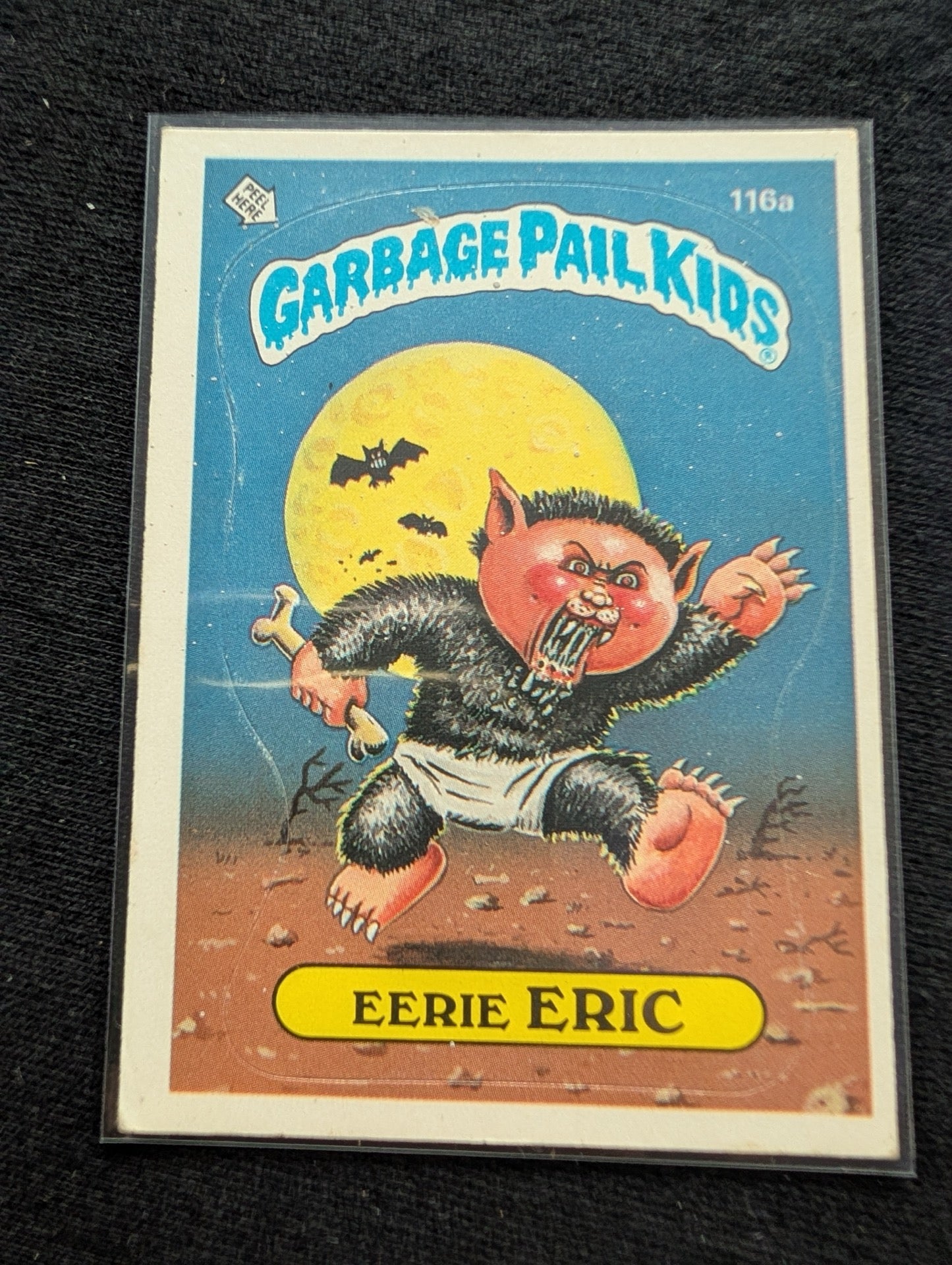 1986 GPK OS3 116a Eerie Eric & 116b Berserk Kirk Vintage Card Pair Topps