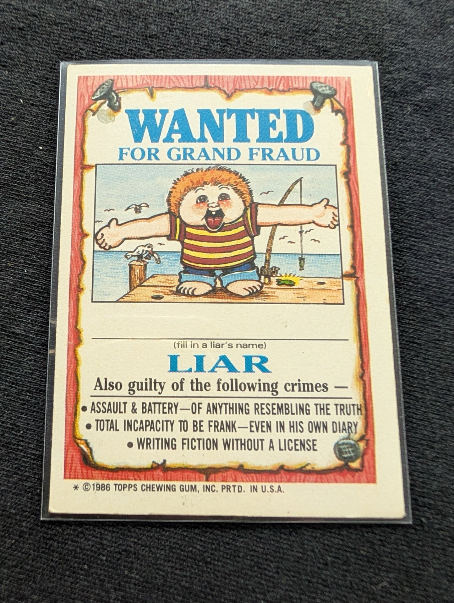 1986 GPK OS3 116a Eerie Eric & 116b Berserk Kirk Vintage Card Pair Topps