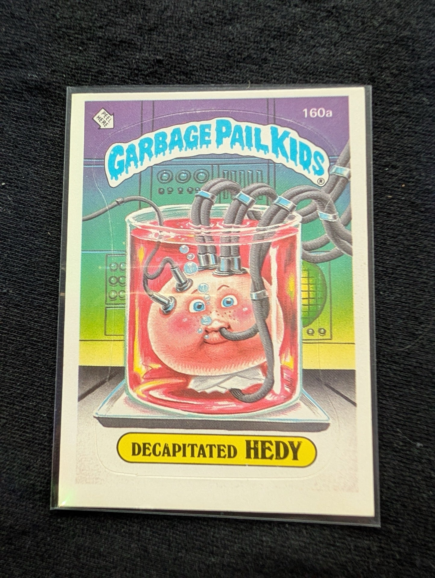 1986 GPK OS4 160a Decapitated Hedy & 160b Formalde Heidi Card Pair Topps