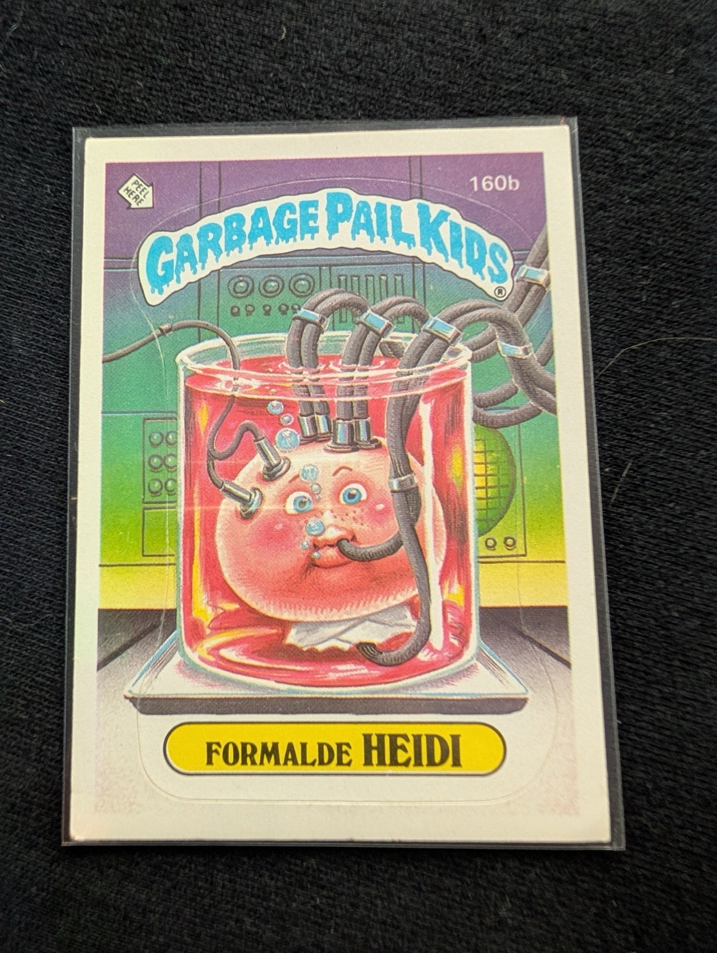 1986 GPK OS4 160a Decapitated Hedy & 160b Formalde Heidi Card Pair Topps