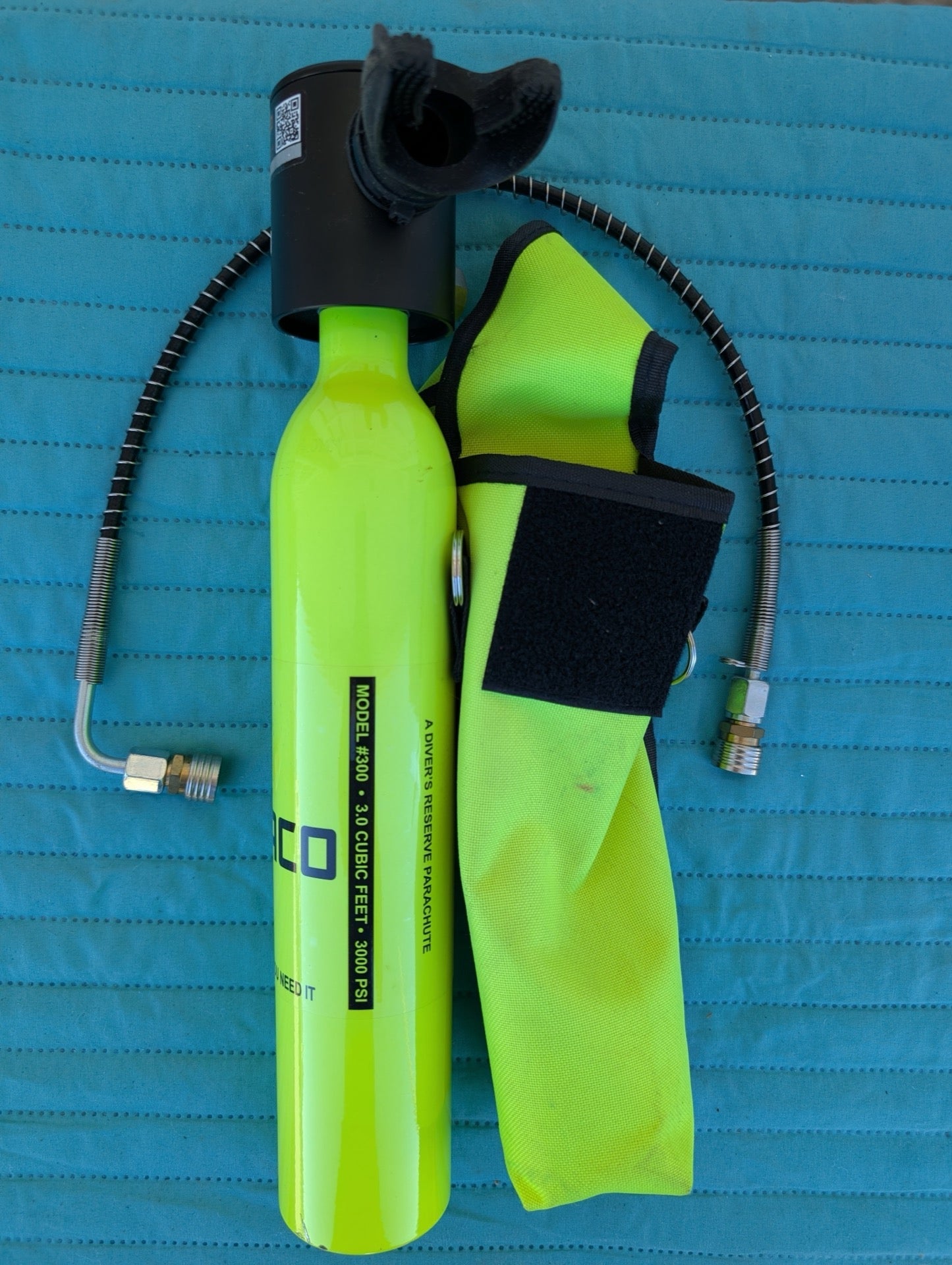 SPARE AIR Model 300 Scuba Dive Pony Bottle - Safety First!