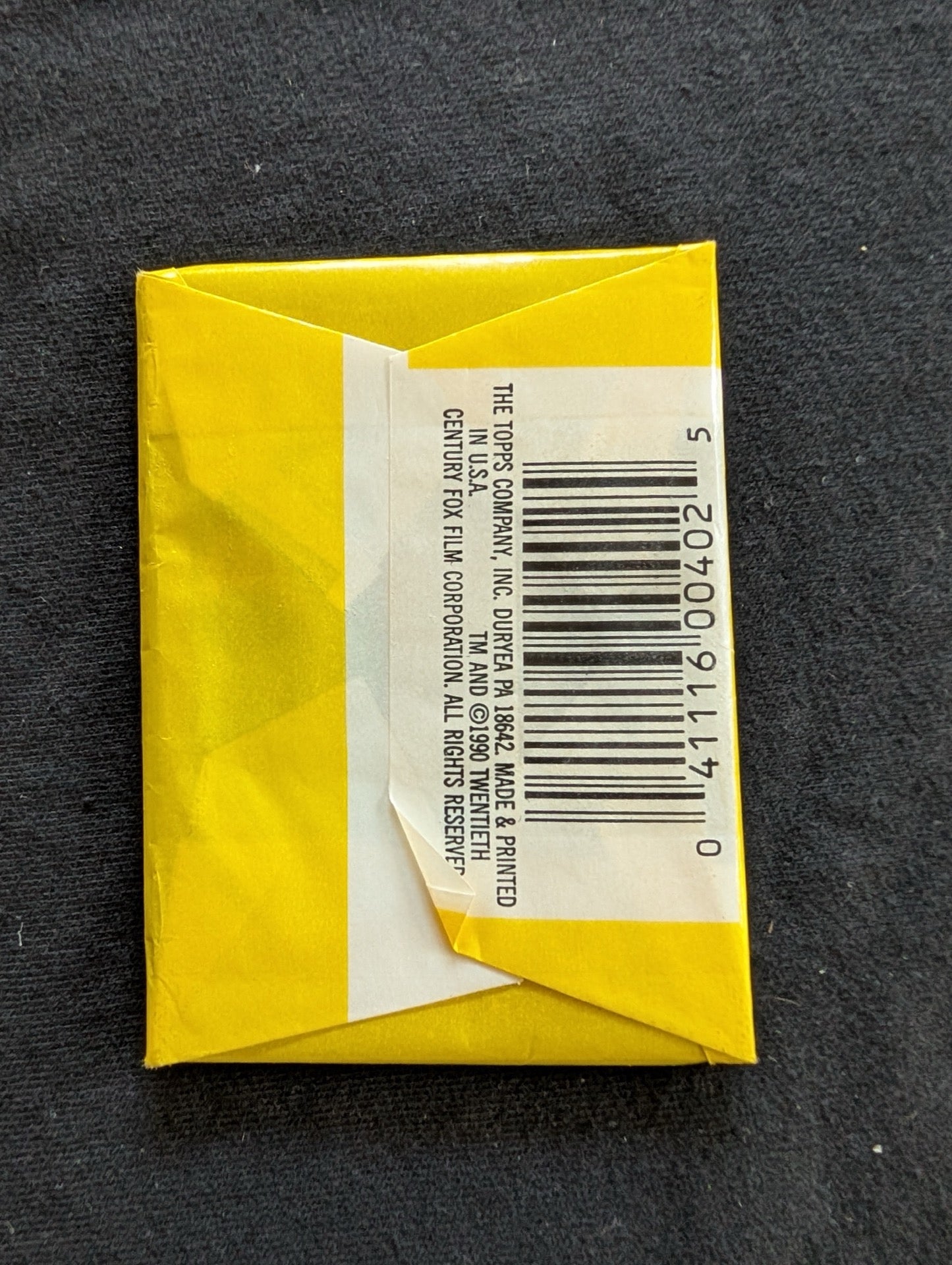 Lot of 2 Sealed 1990 Topps The Simpsons Trading Cards - Bart & Family Packs