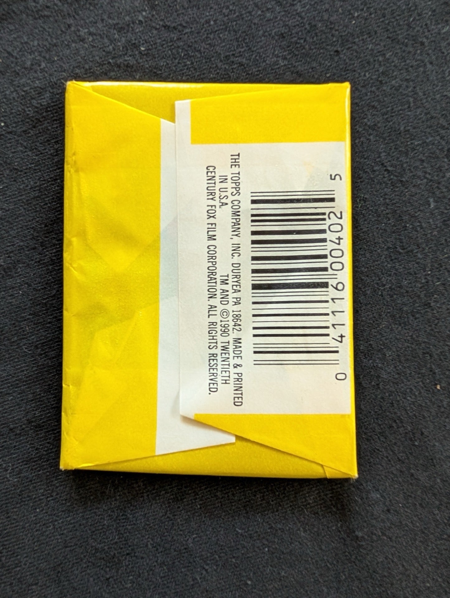 Lot of 2 Sealed 1990 Topps The Simpsons Trading Cards - Bart & Family Packs