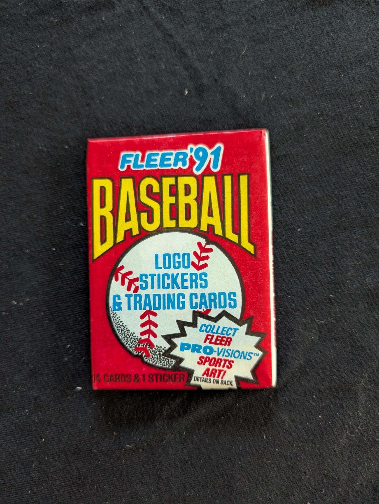 8 Sealed 1991 Fleer Baseball Wax Packs - Look for Pro-Visions Inserts