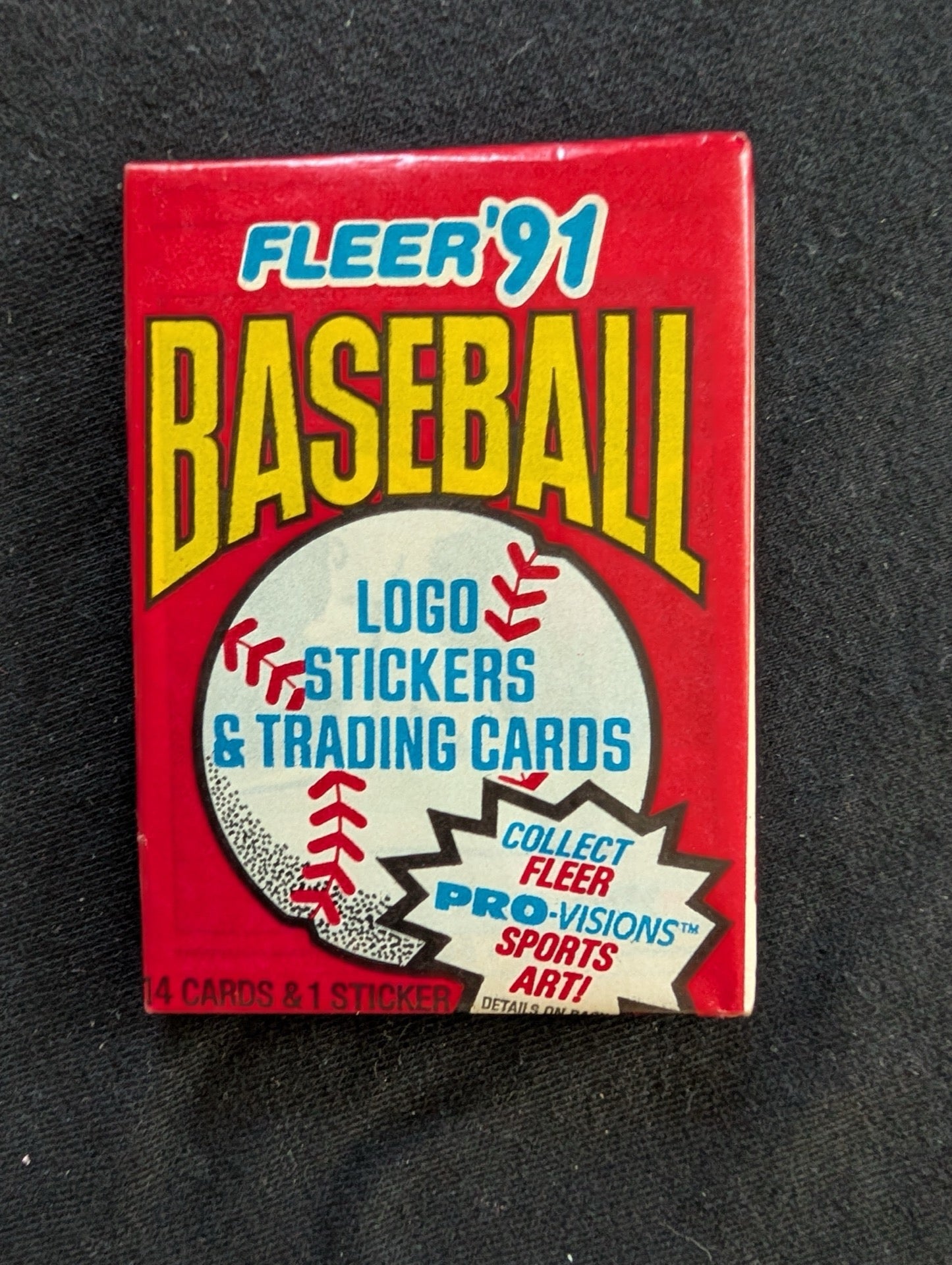 8 Sealed 1991 Fleer Baseball Wax Packs - Look for Pro-Visions Inserts