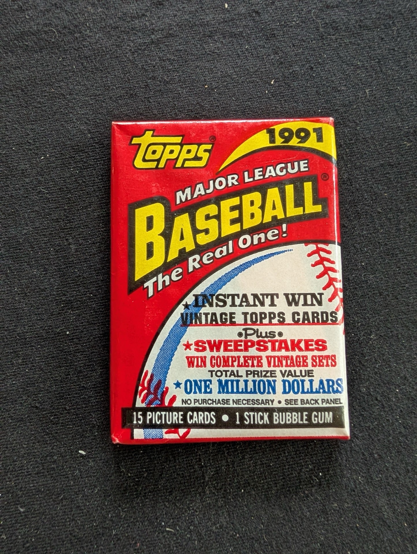 8 Sealed 1991 Topps Baseball Wax Packs - Guaranteed Home Run of Nostalgia!