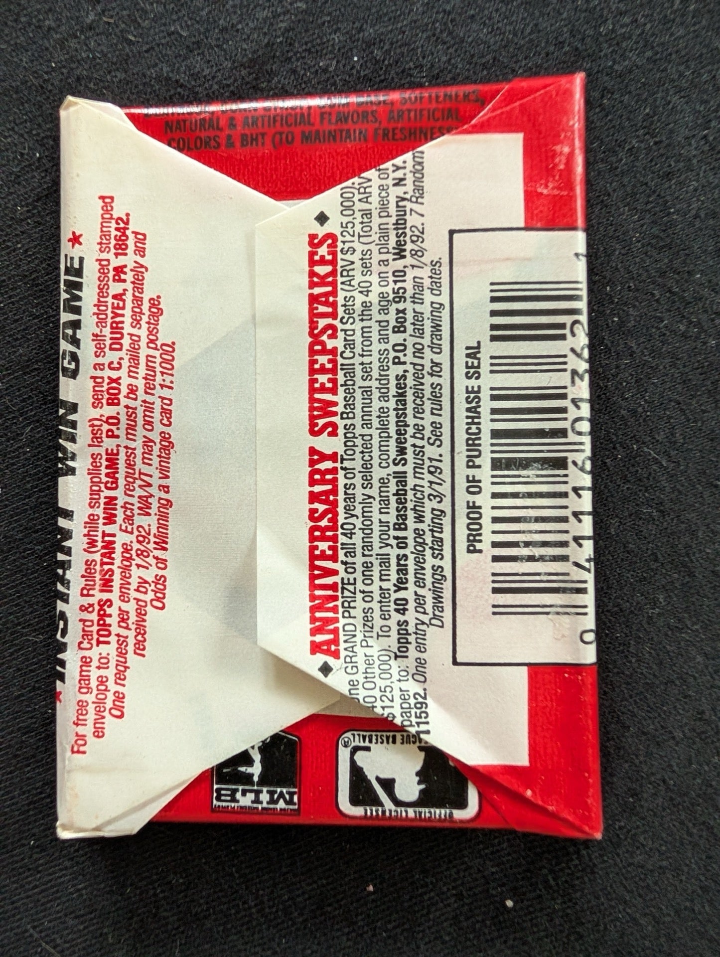 8 Sealed 1991 Topps Baseball Wax Packs - Guaranteed Home Run of Nostalgia!