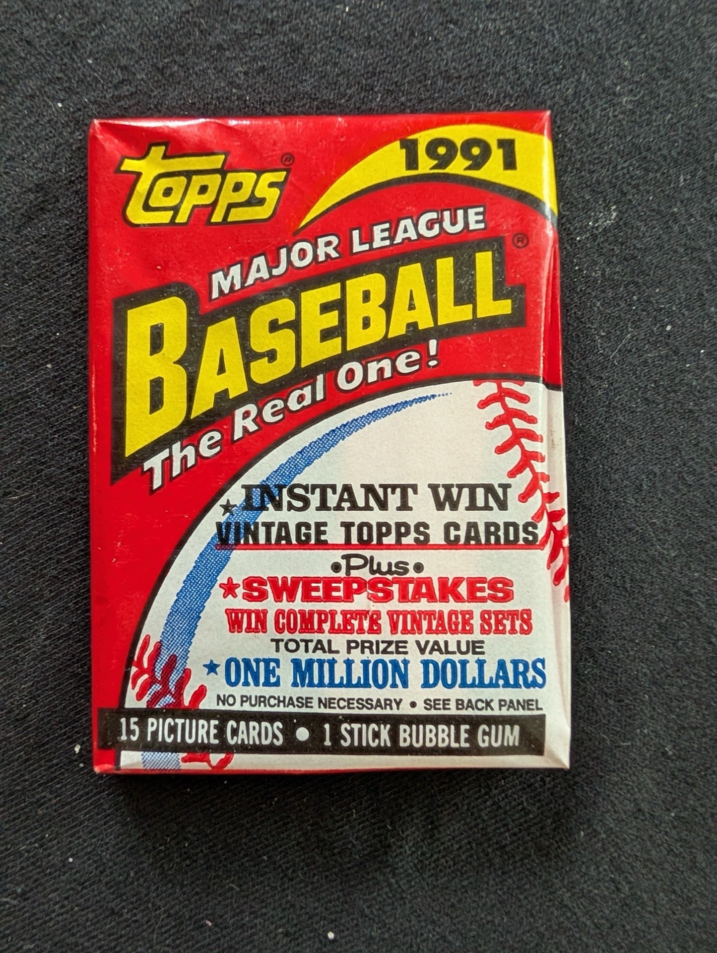 8 Sealed 1991 Topps Baseball Wax Packs - Guaranteed Home Run of Nostalgia!
