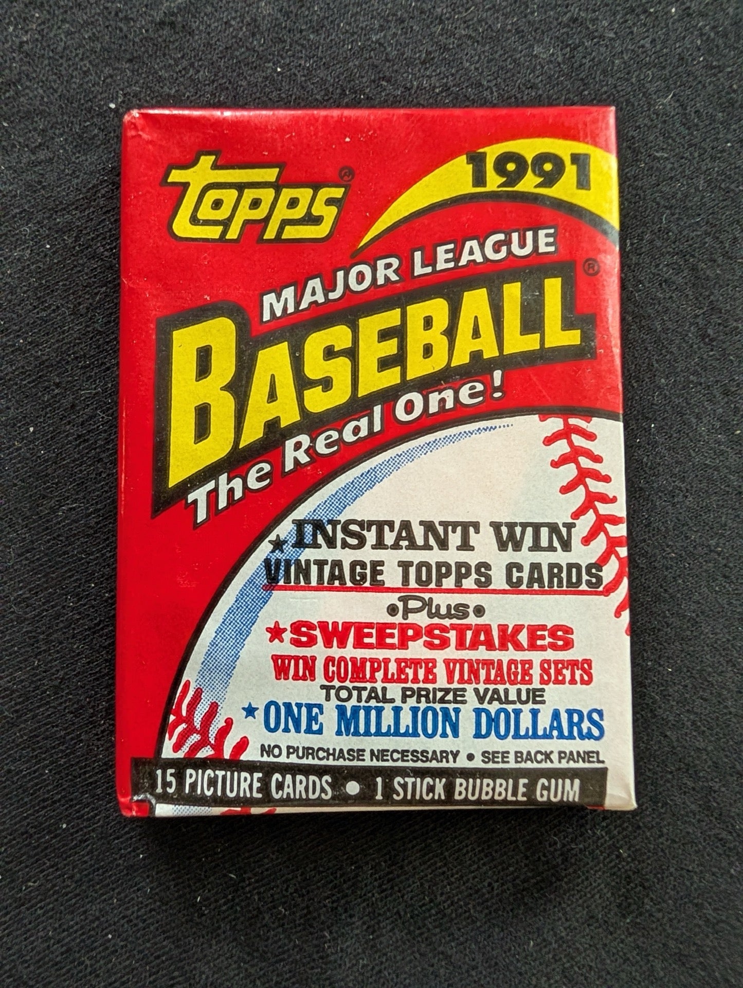 8 Sealed 1991 Topps Baseball Wax Packs - Guaranteed Home Run of Nostalgia!
