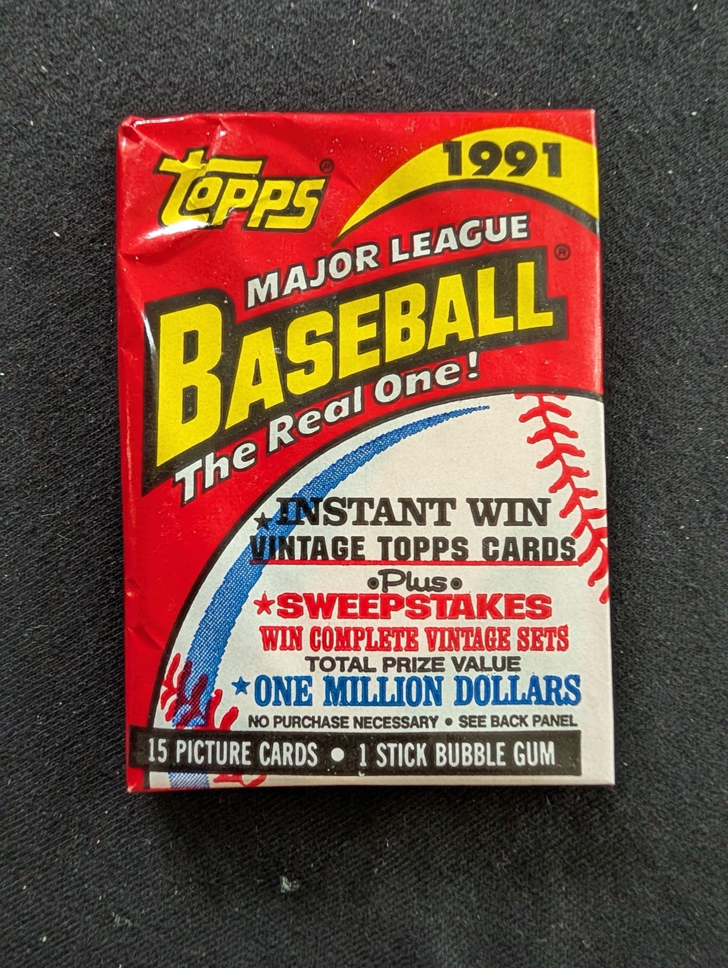 8 Sealed 1991 Topps Baseball Wax Packs - Guaranteed Home Run of Nostalgia!
