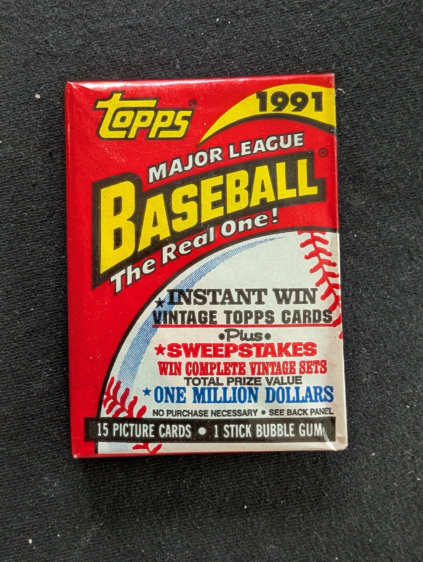 8 Sealed 1991 Topps Baseball Wax Packs - Pitch Back to the 90s!