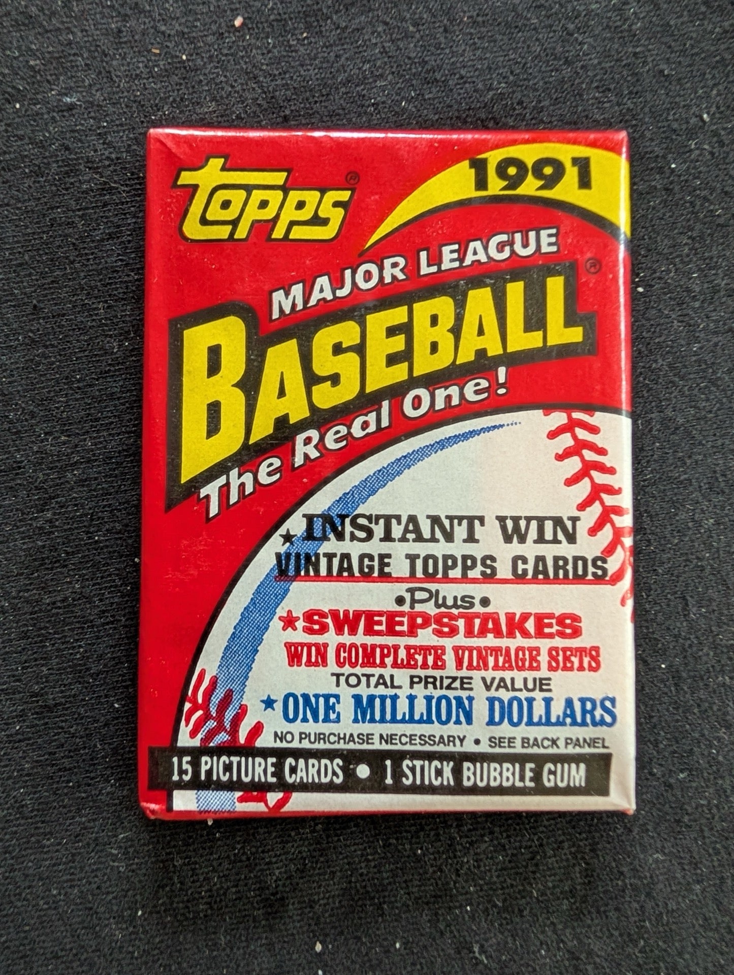 8 Sealed 1991 Topps Baseball Wax Packs - Pitch Back to the 90s!