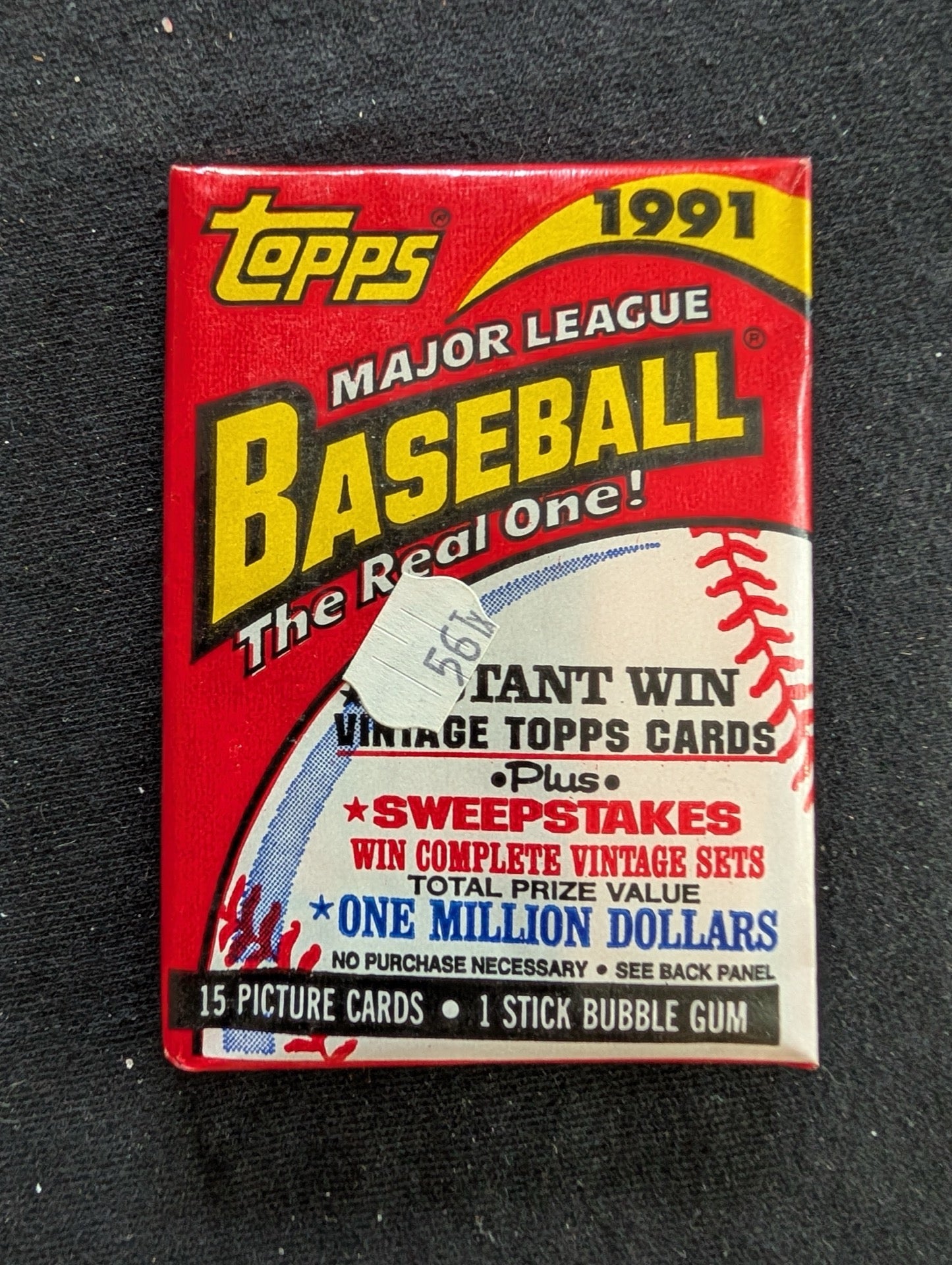 8 Sealed 1991 Topps Baseball Wax Packs - Pitch Back to the 90s!