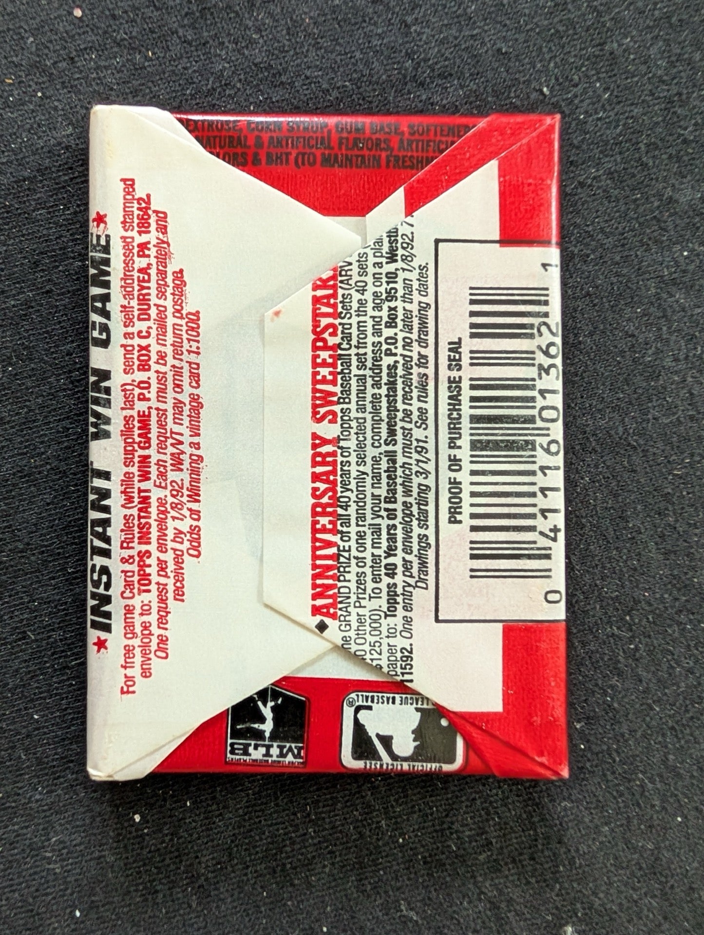 8 Sealed 1991 Topps Baseball Wax Packs - Pitch Back to the 90s!