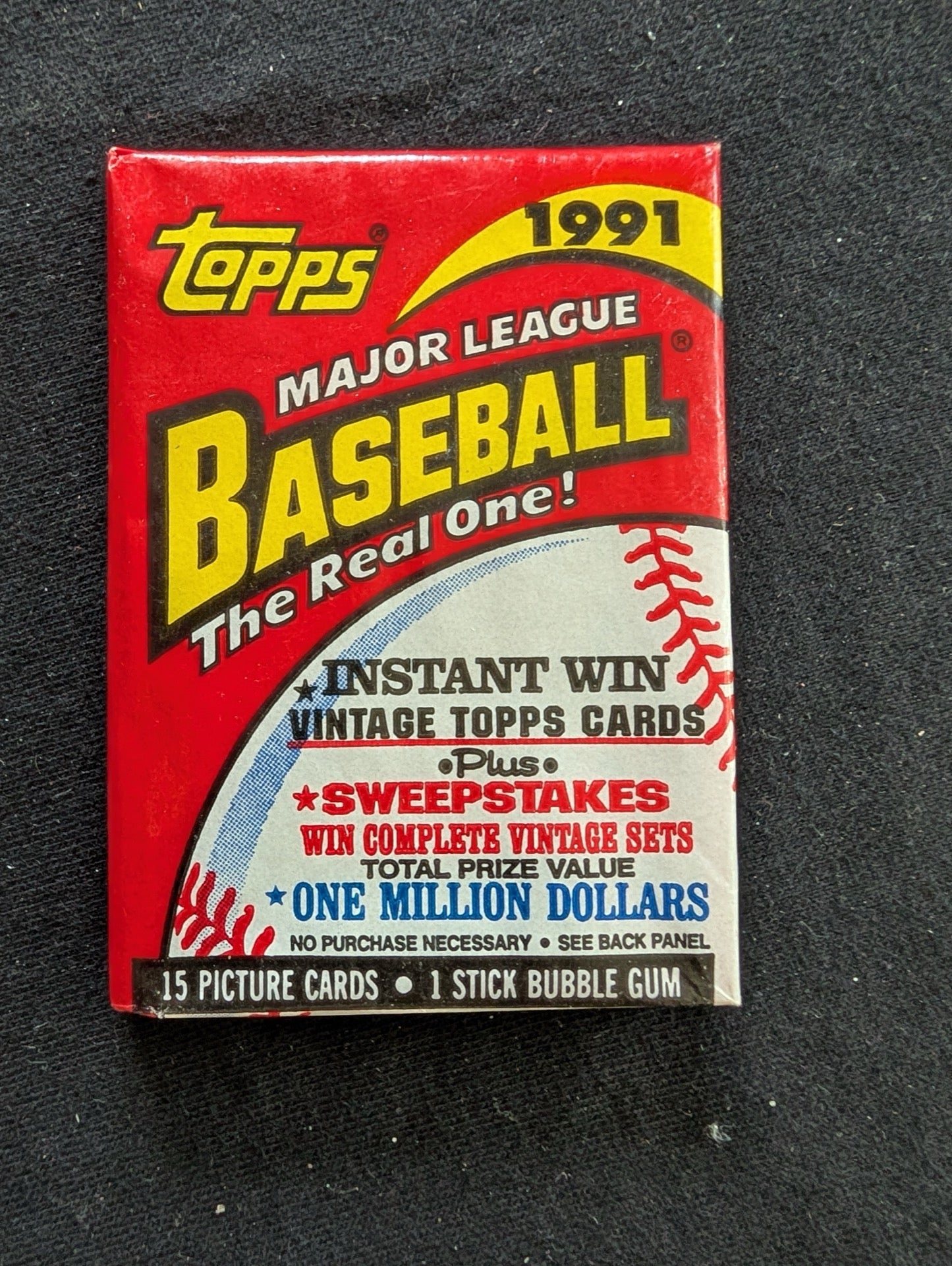 8 Sealed 1991 Topps Baseball Wax Packs - Pitch Back to the 90s!