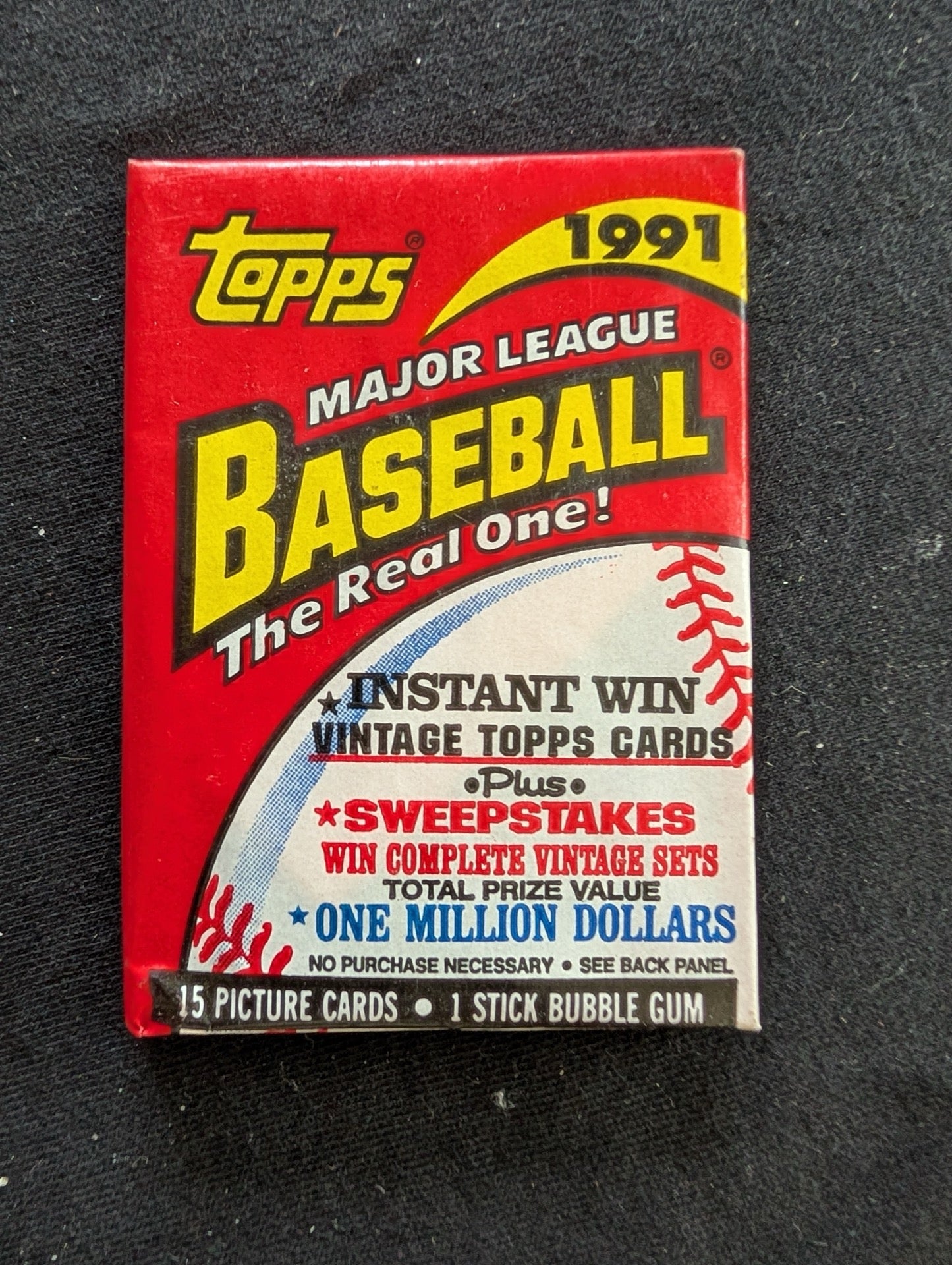 8 Sealed 1991 Topps Baseball Wax Packs - Pitch Back to the 90s!