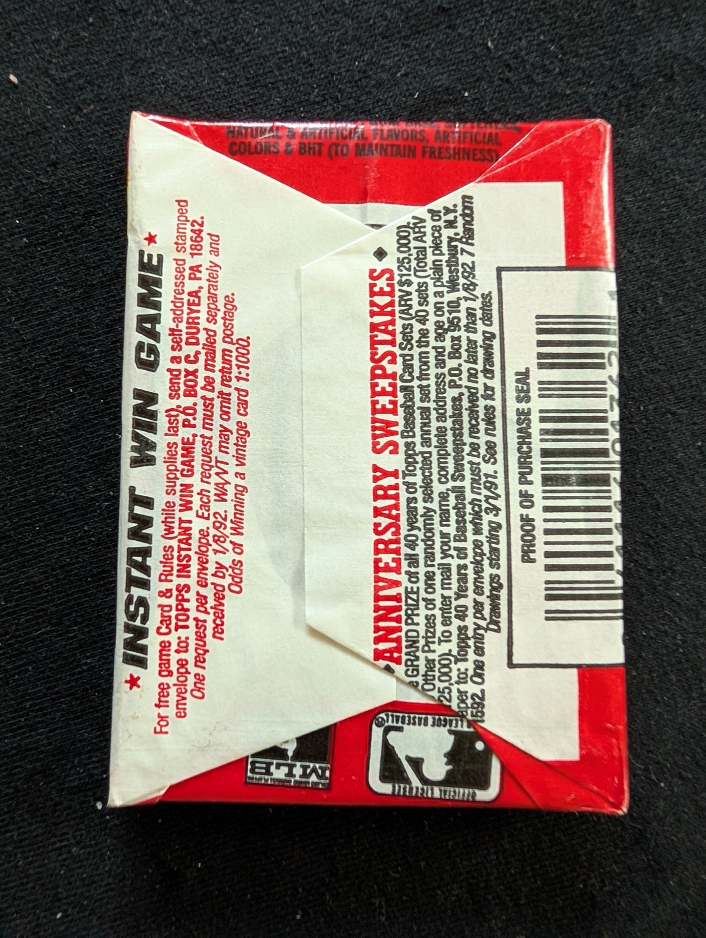 Lot of 8 Sealed 1991 Topps Baseball Wax Packs - Step up to the Plate!
