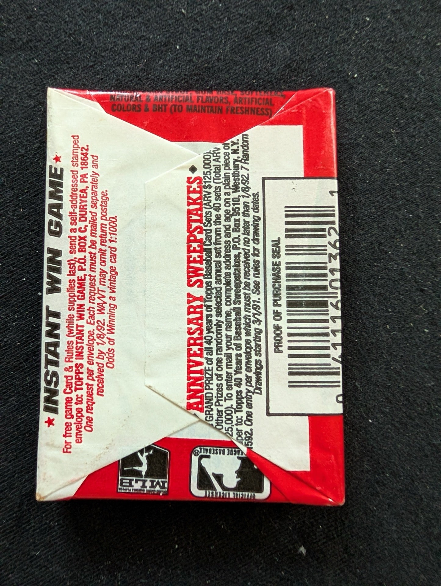 Lot of 8 Sealed 1991 Topps Baseball Wax Packs - Step up to the Plate!