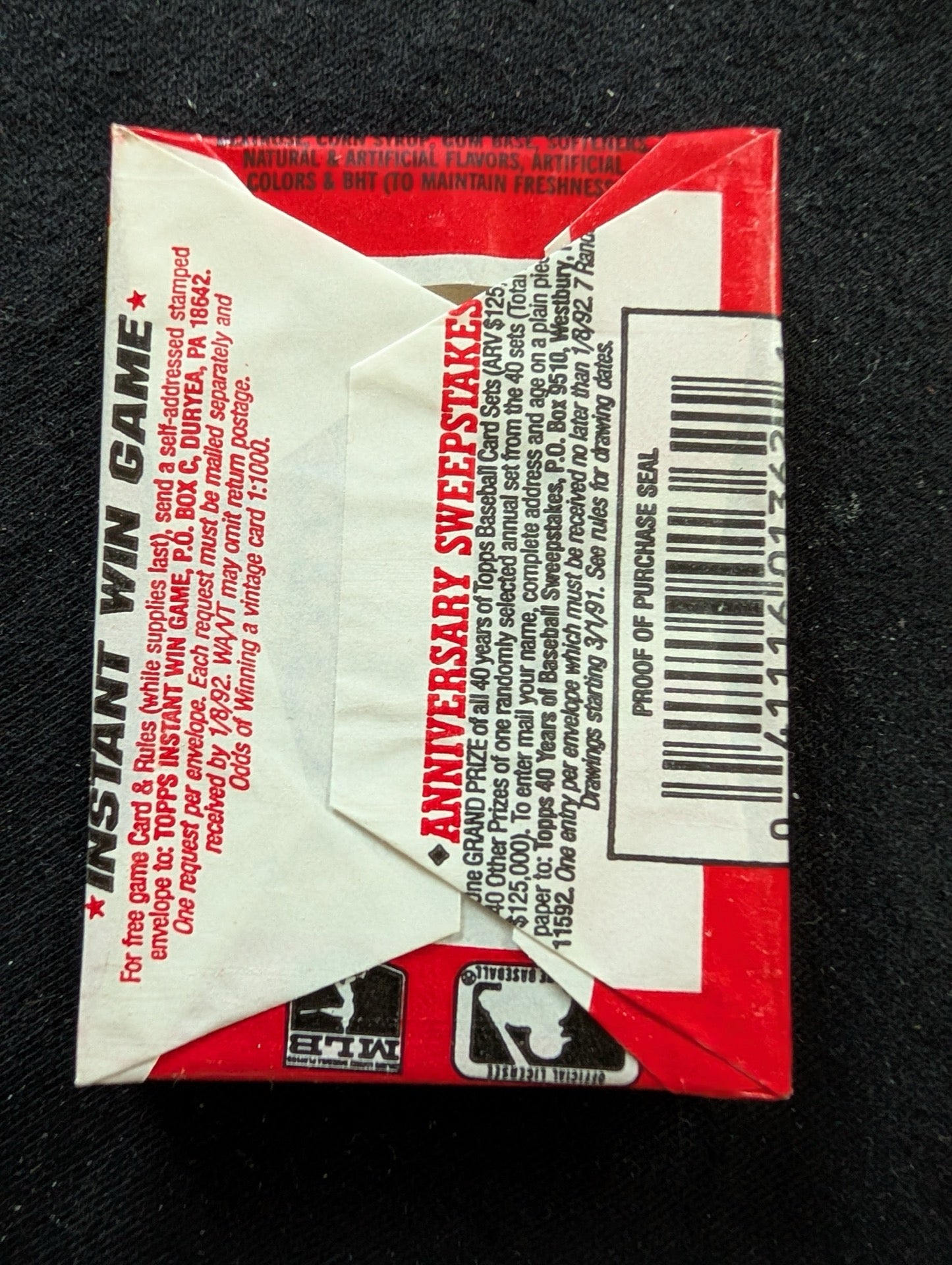 Lot of 8 Sealed 1991 Topps Baseball Wax Packs - Step up to the Plate!