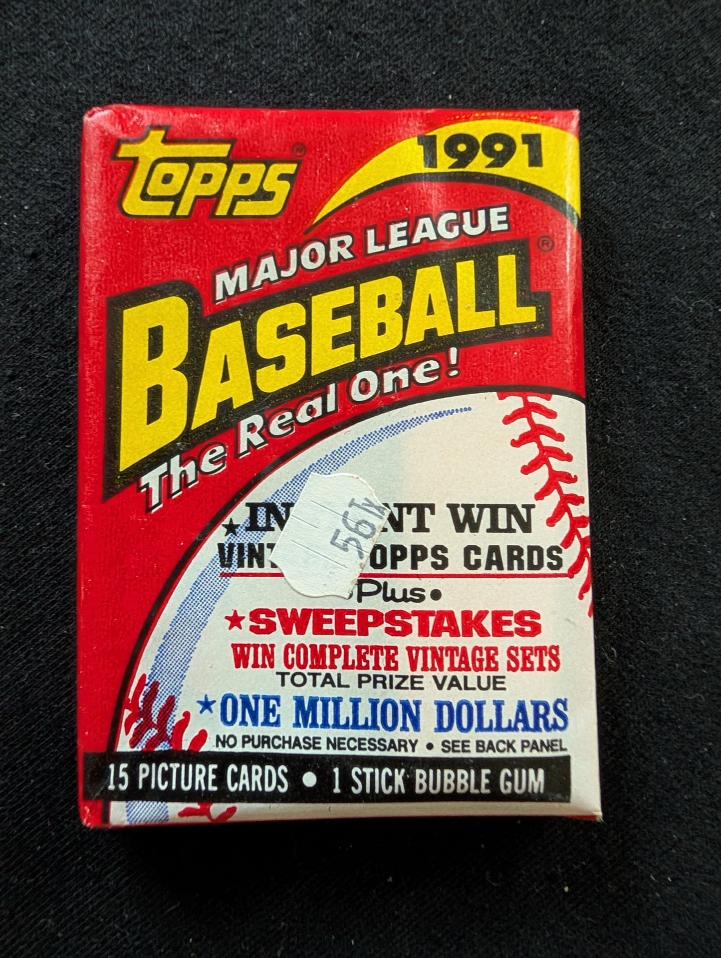 Lot of 8 Sealed 1991 Topps Baseball Wax Packs - Step up to the Plate!